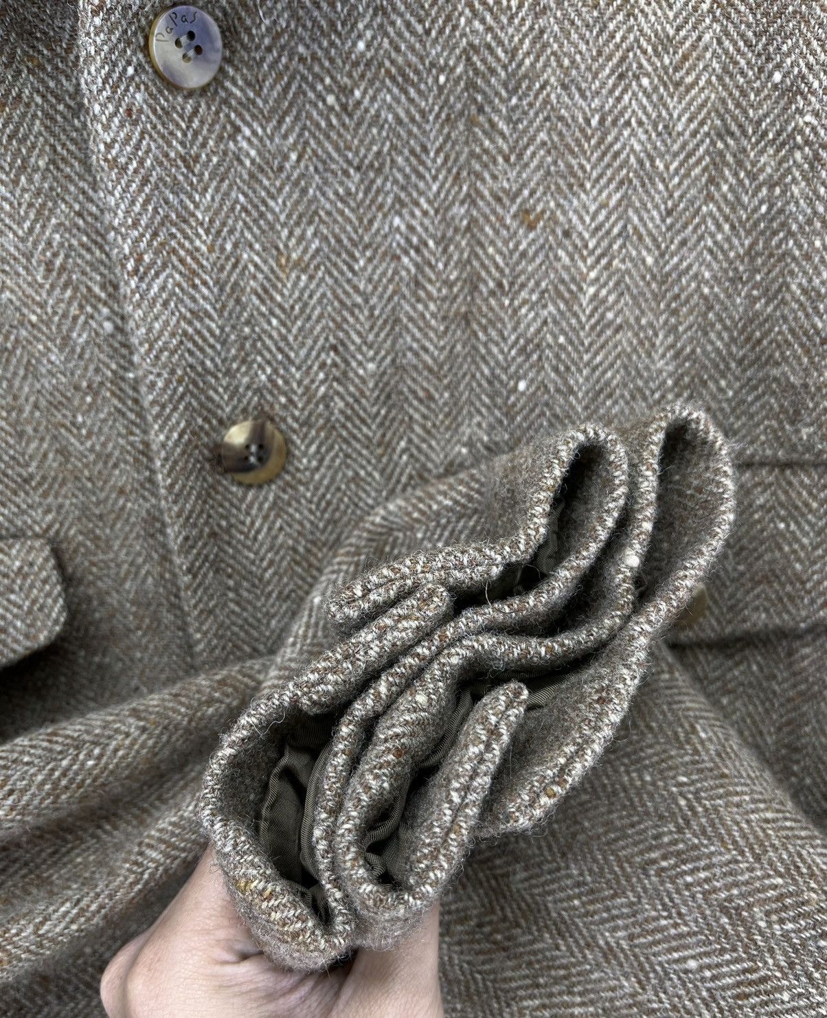 Issey Miyake × Japanese Brand Vintage Issey Miyake Papas Wool Button Up Jacket Size US M / EU 48-50 / 2 - 12 Thumbnail