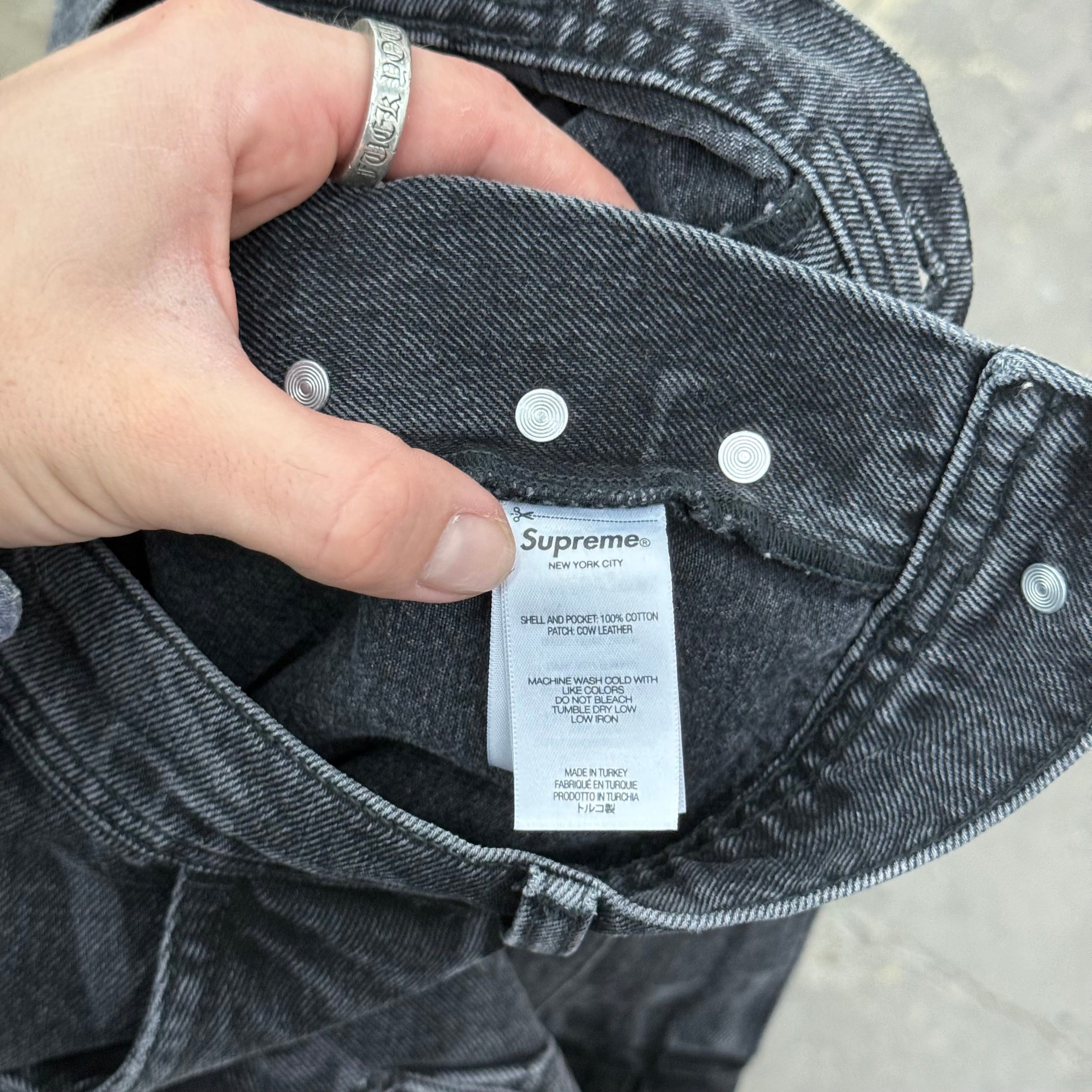 Supreme Supreme Martine Rose Denim Cargo Jeans - Size 34 Size US 34 / EU 50 - 6 Thumbnail