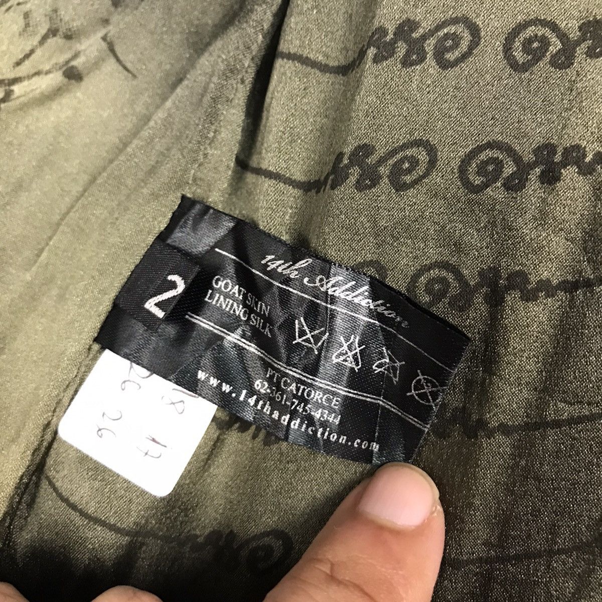 14th Addiction 14th Addiction Ifsixwasnine Style Leather Faded Jacket Size US S / EU 44-46 / 1 - 22 Thumbnail