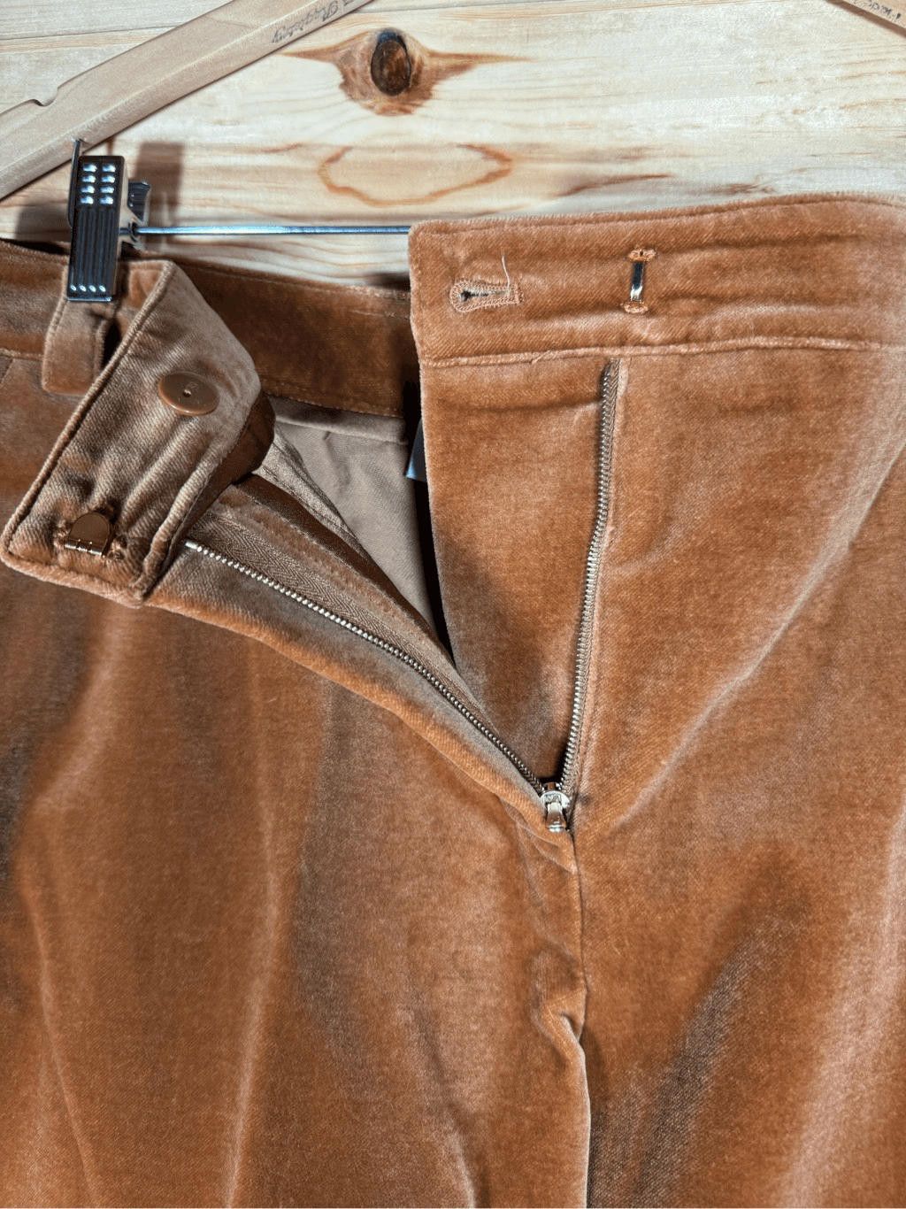 Andrew St. John St. John Collection Vintage Women's Size 12 Caramel Pants Size 34" / US 12 / IT 48 - 4 Thumbnail