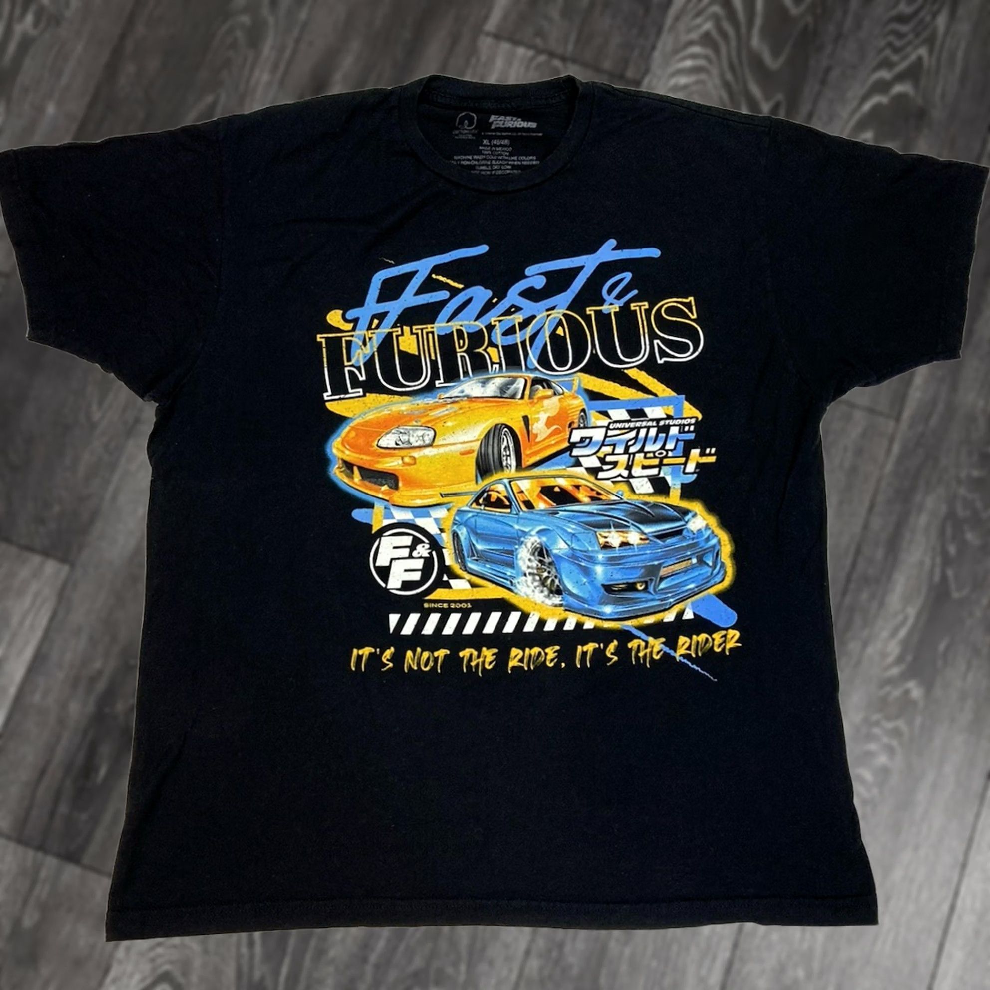 Vintage VINTAGE Fast & Furious Graphic T-shirt Men XL Black It's Not The Ride It's The Rider Size US XL / EU 56 / 4 - 1 Thumbnail