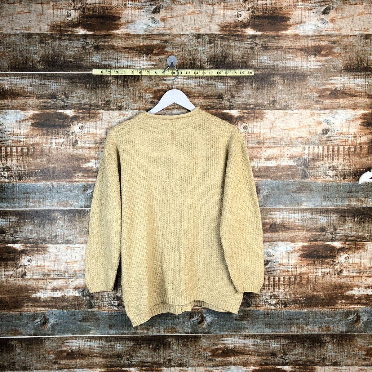 Homespun Knitwear Upstar Brown Patterned Cardigan Knitwear #A1548 Size M / US 6-8 / IT 42-44 - 13 Thumbnail