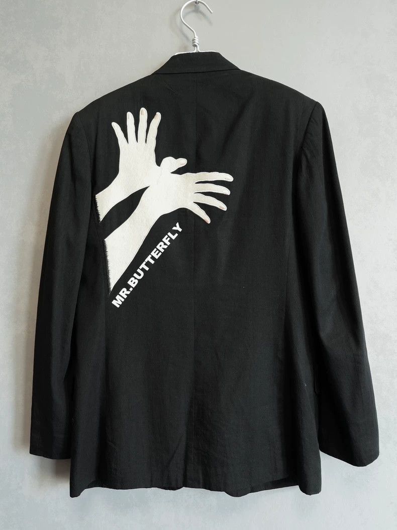 Yohji Yamamoto Yohji Yamamoto 09SS First Year butterfly hand embroidered j Size US M / EU 48-50 / 2 - 1 Thumbnail