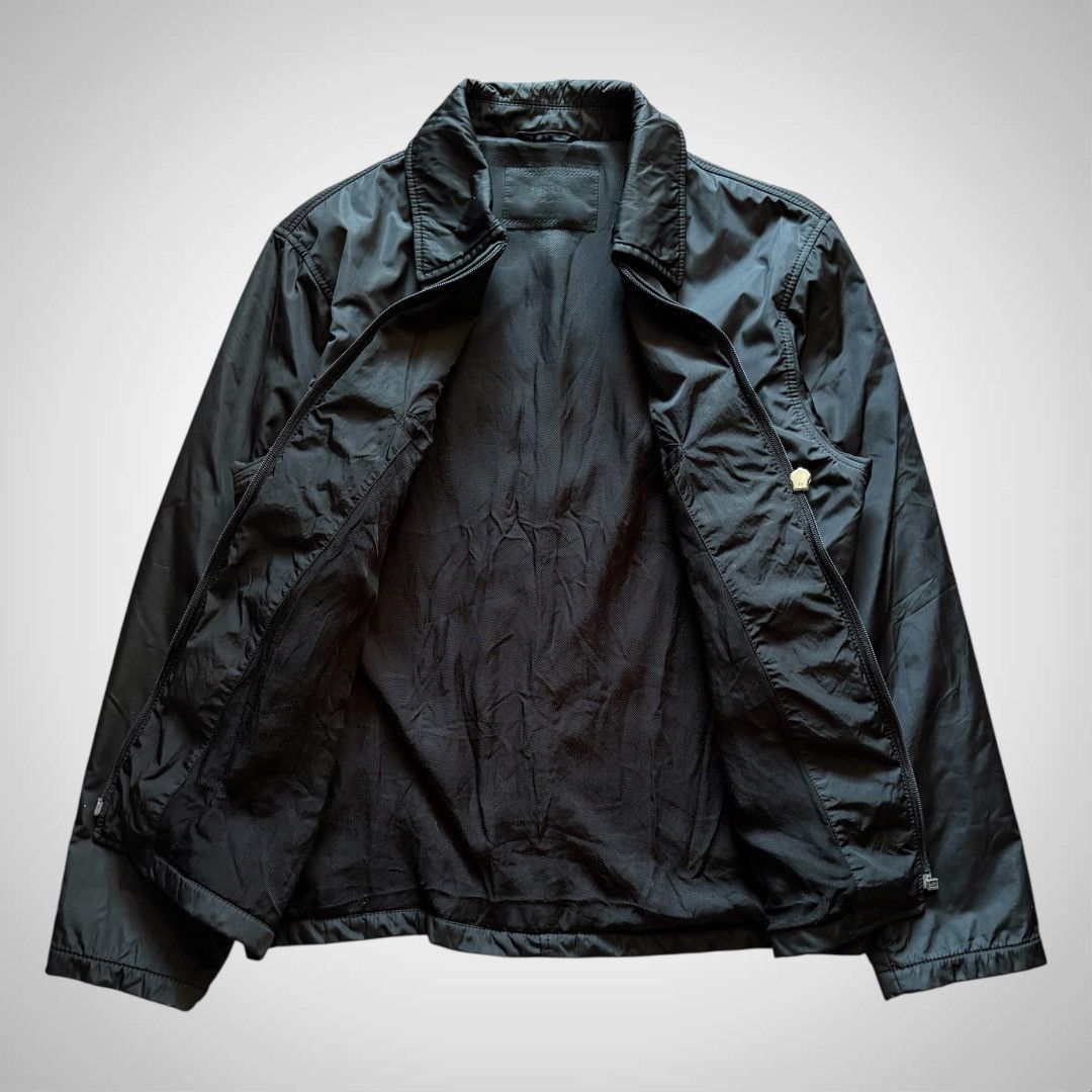Prada Prada - Vintage Insulated Black Nylon Trucker Jacket Size US M / EU 48-50 / 2 - 2 Thumbnail