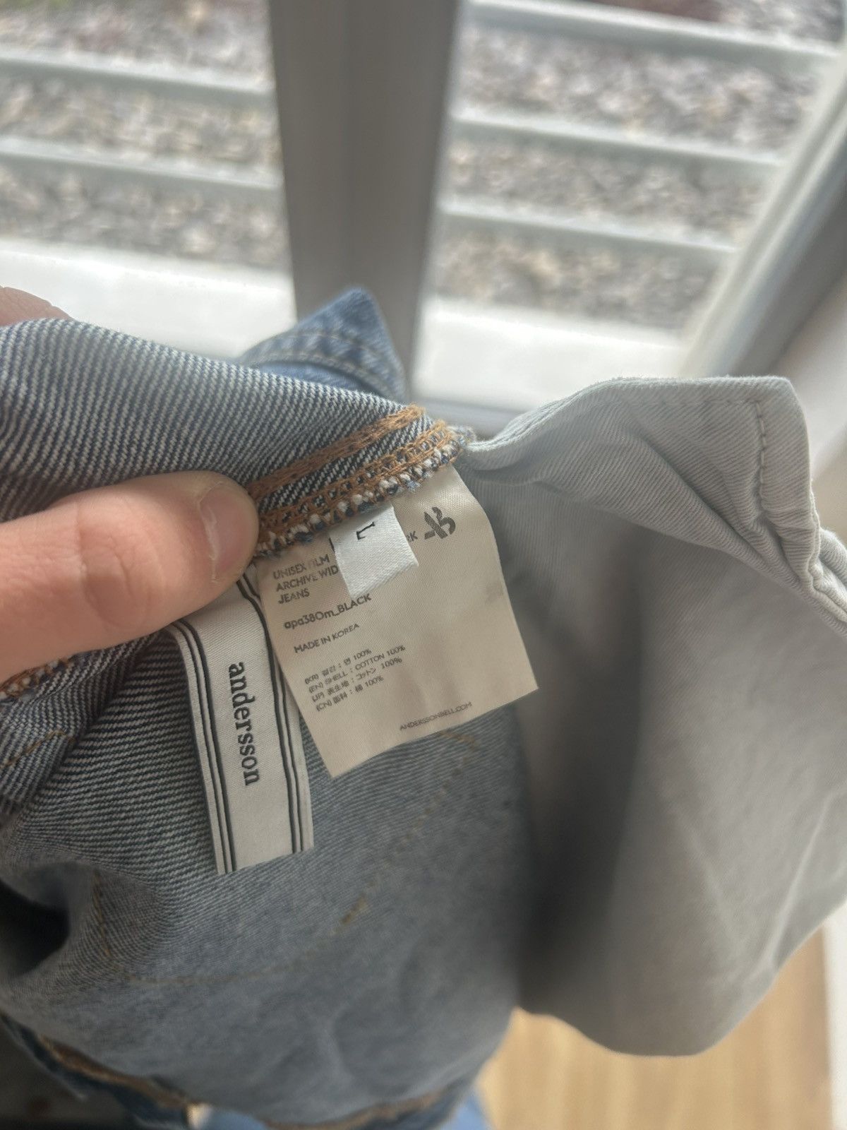 Andersson Bell Andersson bell FILM ARCHIVE WIDE-LEG ARTWORK JEANS Y2K baggy Size US 34 / EU 50 - 7 Thumbnail