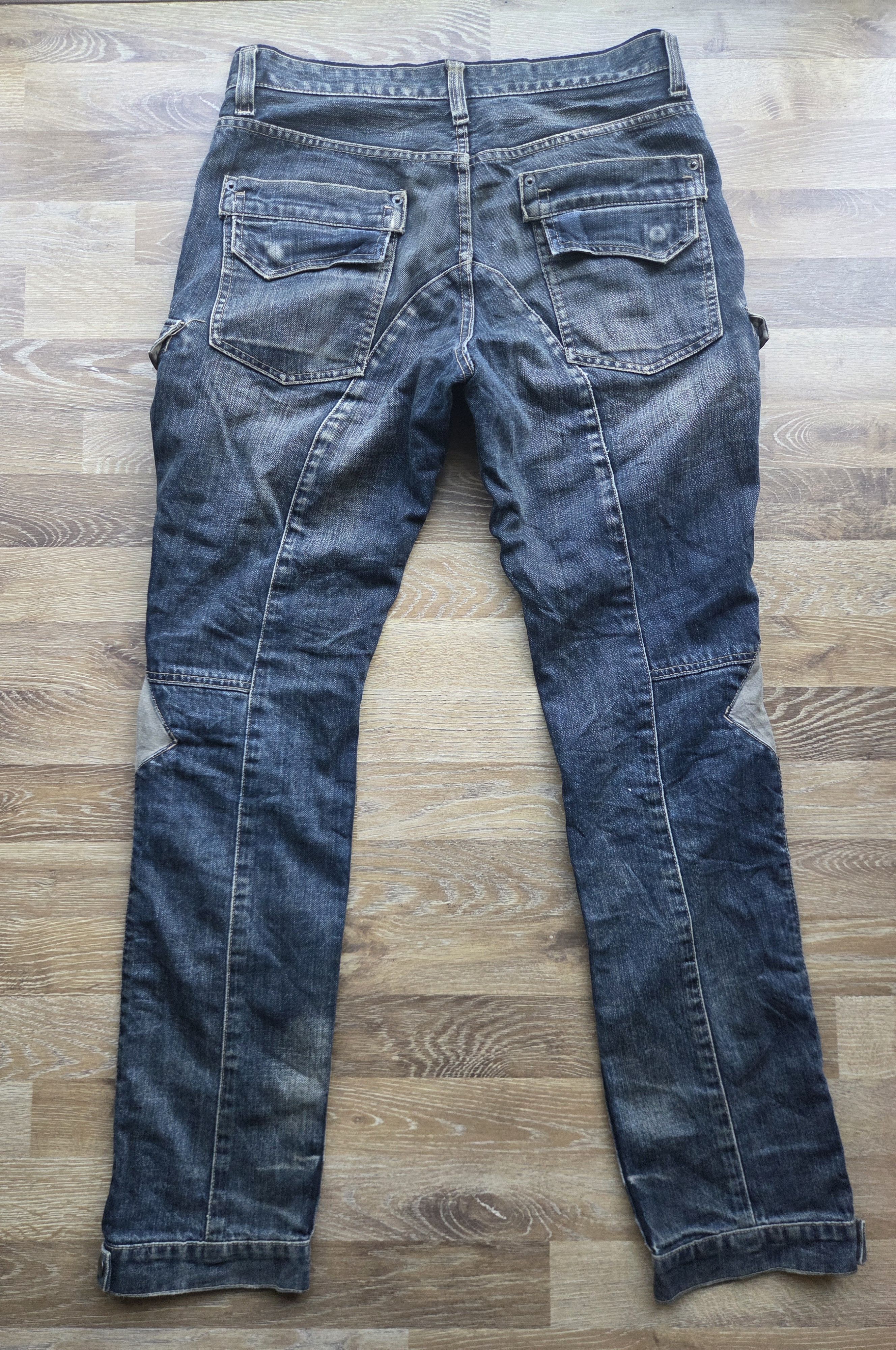 PPFM Archive Multi Zipper PPFM Distressed Biker Denim Grunge LGB Size US 34 / EU 50 - 2 Thumbnail