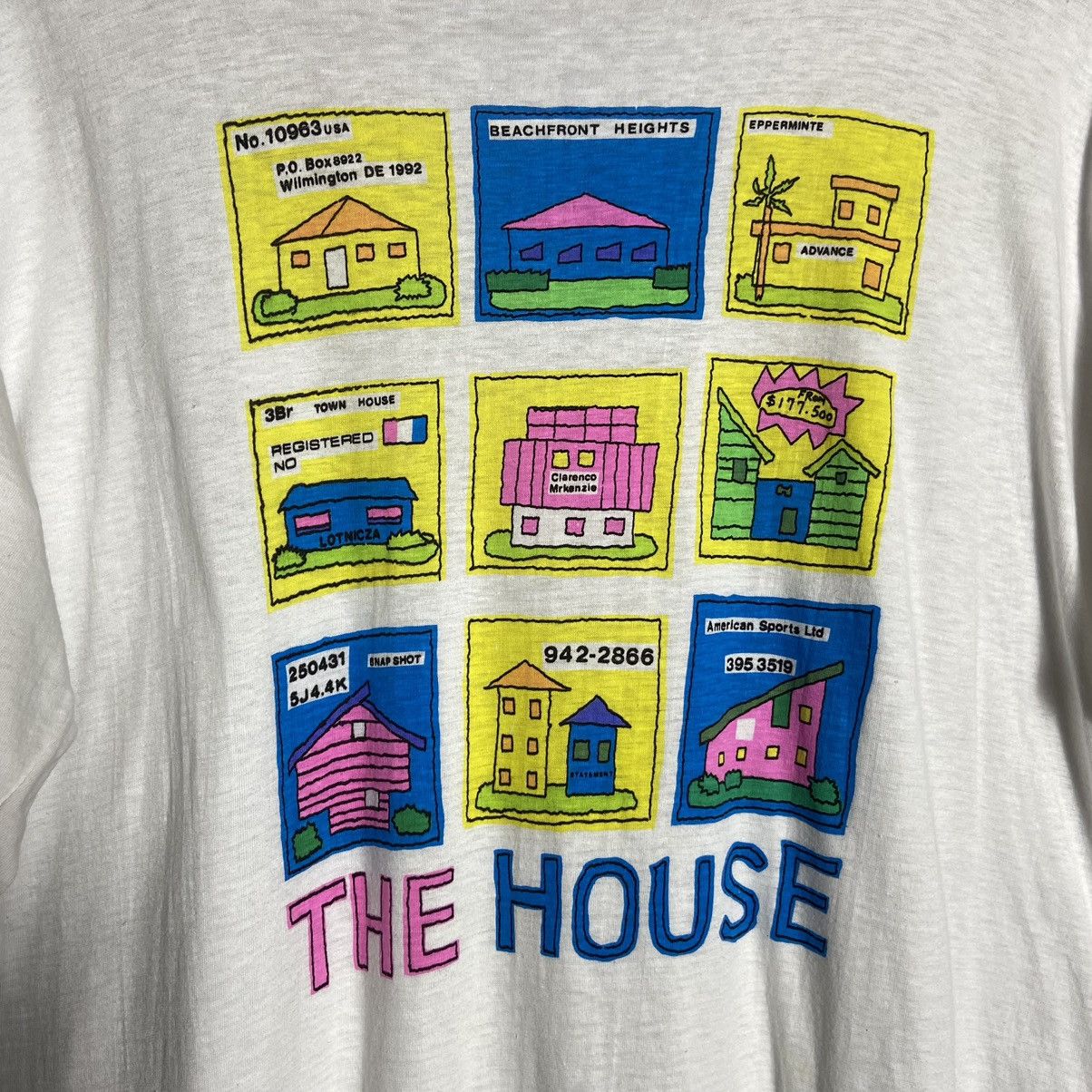 Vintage Vintage 90s The House Art Tee Size US L / EU 52-54 / 3 - 2 Thumbnail