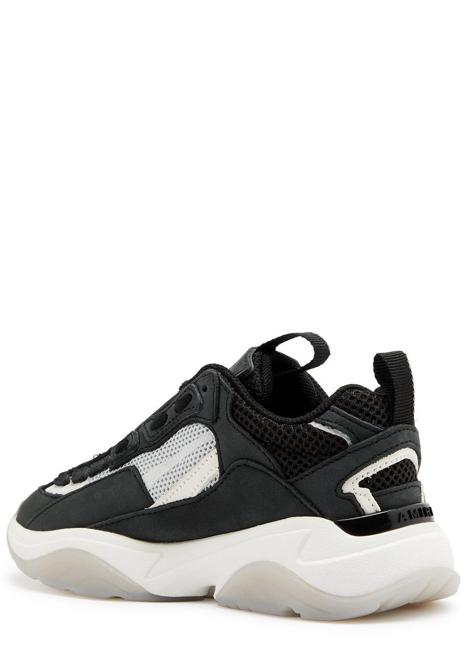 Amiri oc11z0325 KIDS Skelton Runner Panelled Mesh in White/Black Size US 5 / EU 37 - 2 Thumbnail