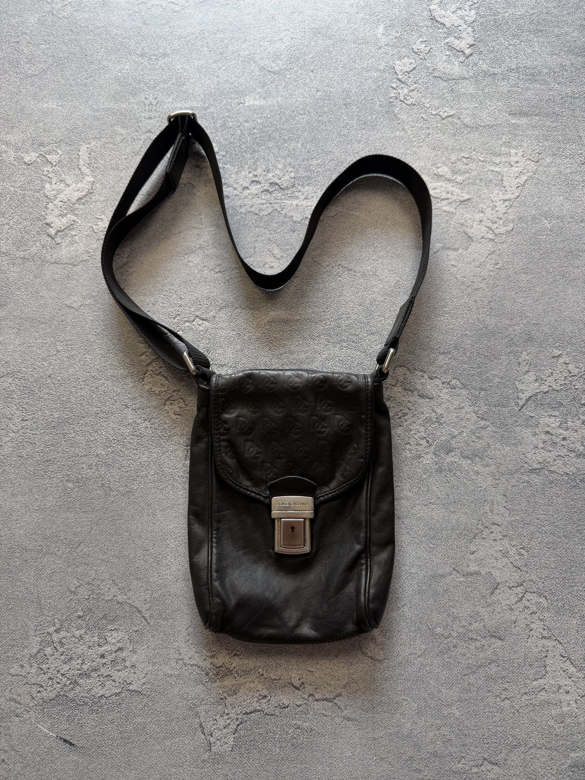Dolce & Gabbana Dolce & Gabbana Leather Messenger Bag/D&G Zip Shoulder Bag Size ONE SIZE - 1 Thumbnail