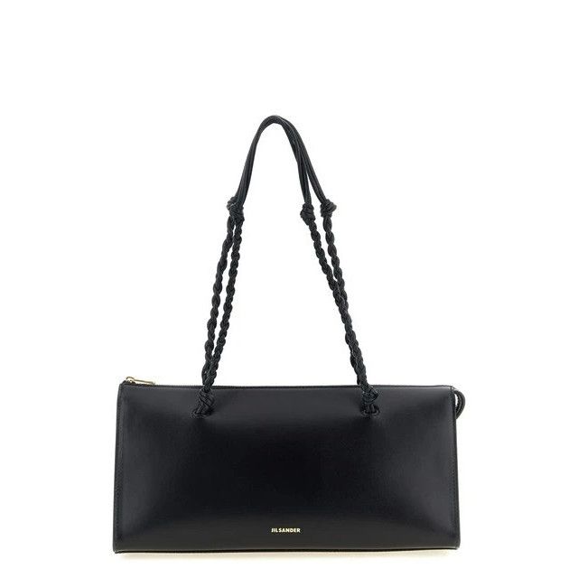 Jil Sander JIL SANDER Tangle Tent Black Leather Shoulder Bag New Size ONE SIZE - 1 Thumbnail