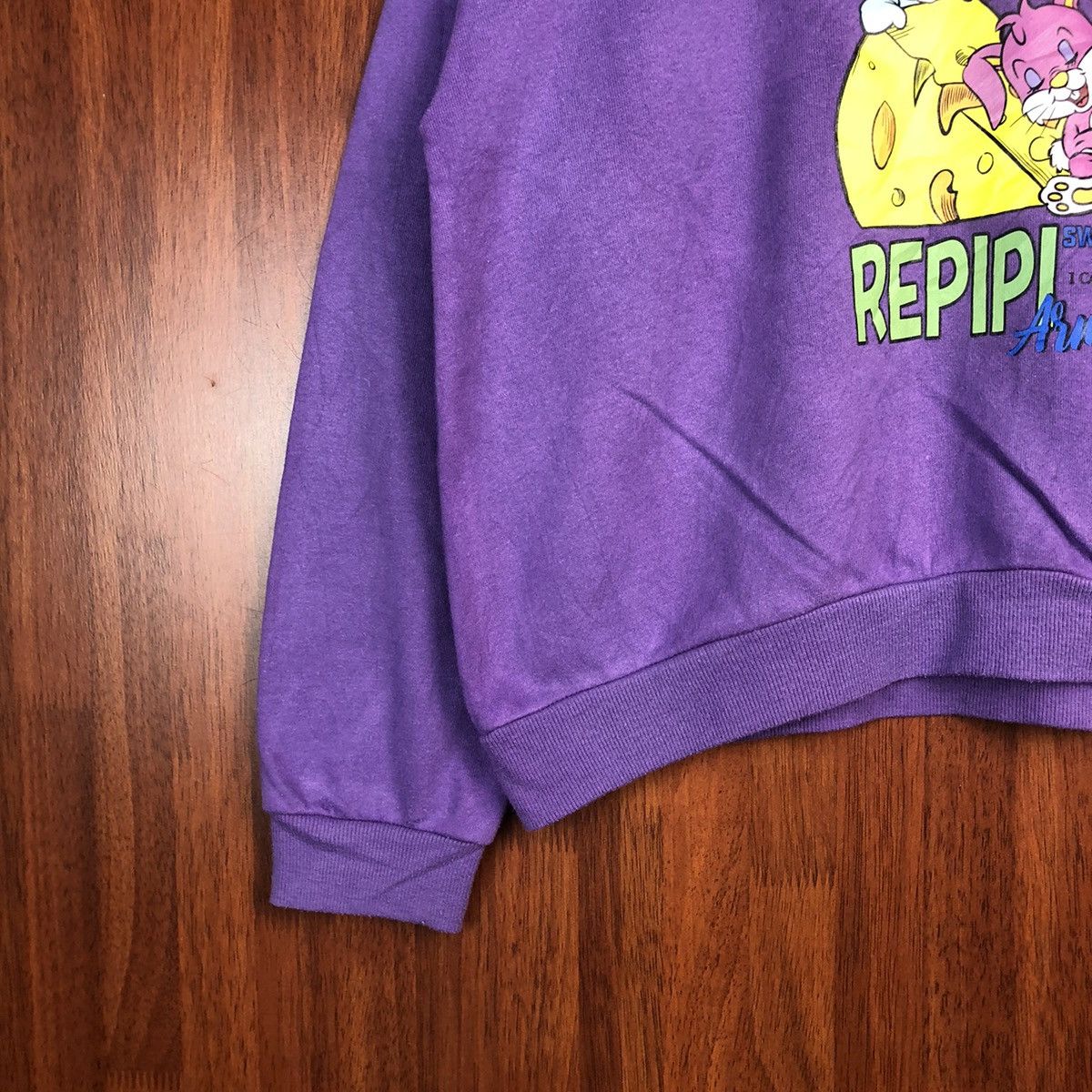 Japanese Brand Repipi Armario Purple Sweatshirt #7543 Size M / US 6-8 / IT 42-44 - 4 Thumbnail