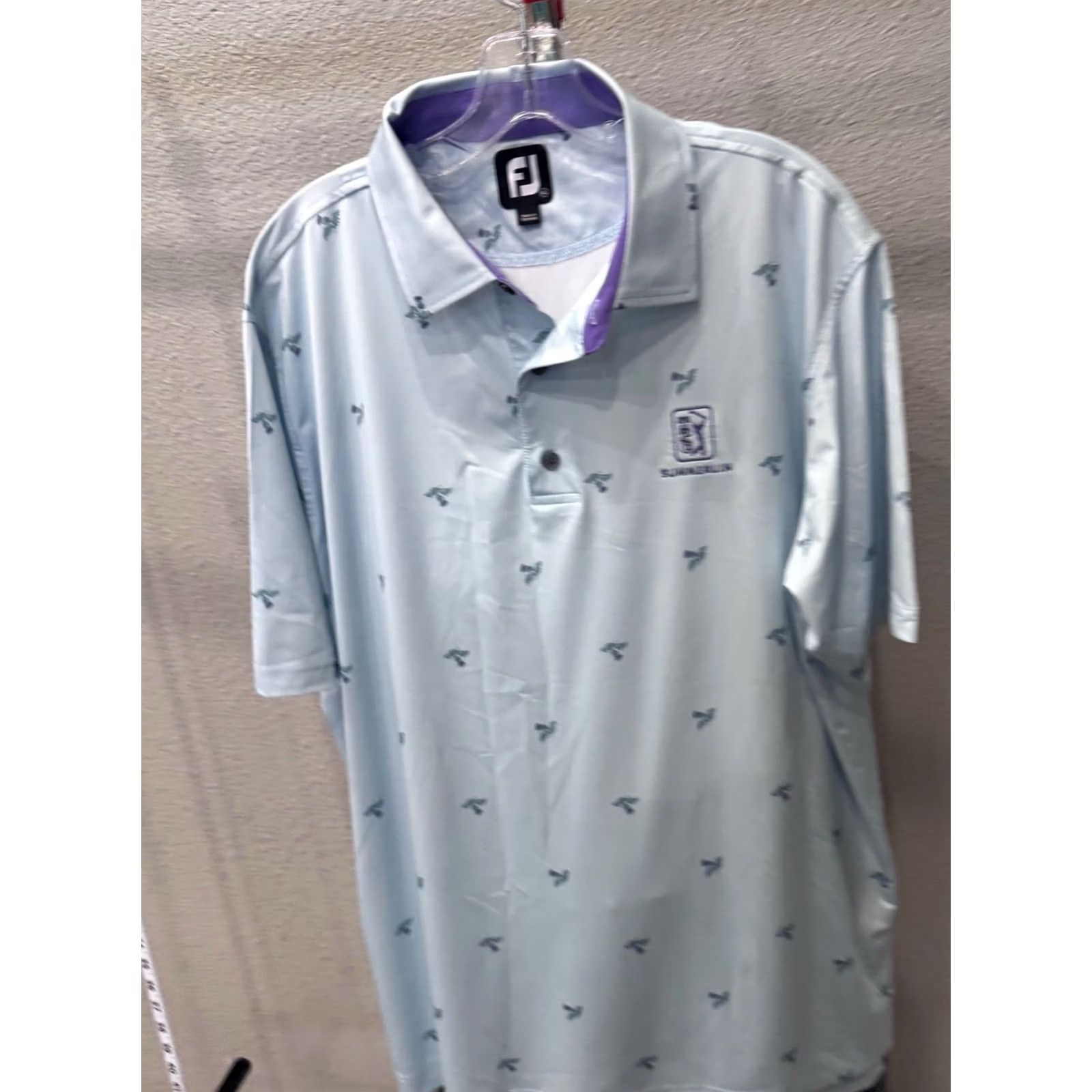 Footjoy Footjoy POLO SHIRT Floral TPC Summerlin XL Men Size US XL / EU 56 / 4 - 3 Thumbnail