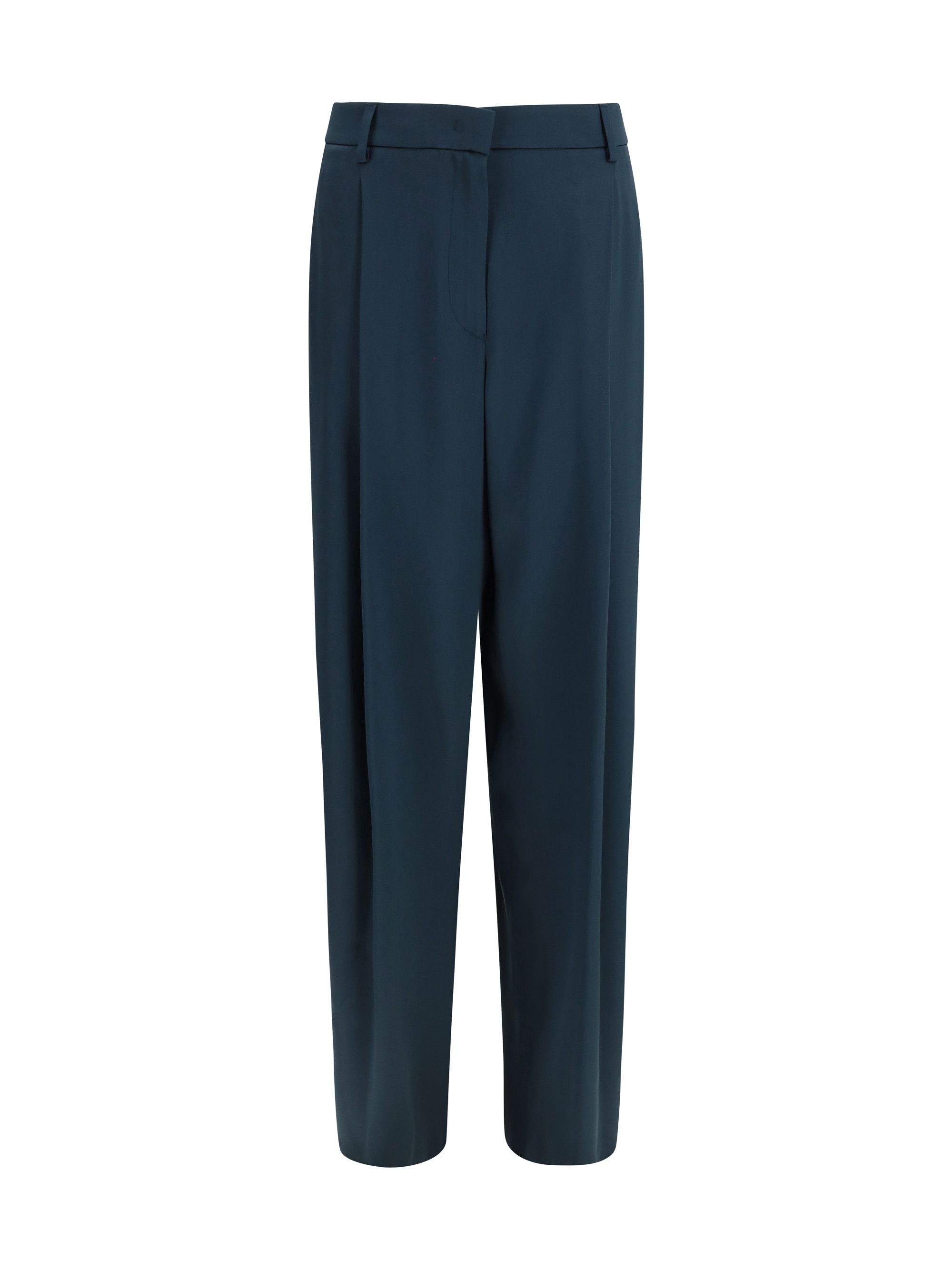Giorgio Armani Pleated silk Pants Size 30" / US 8 / IT 44 - 1 Thumbnail