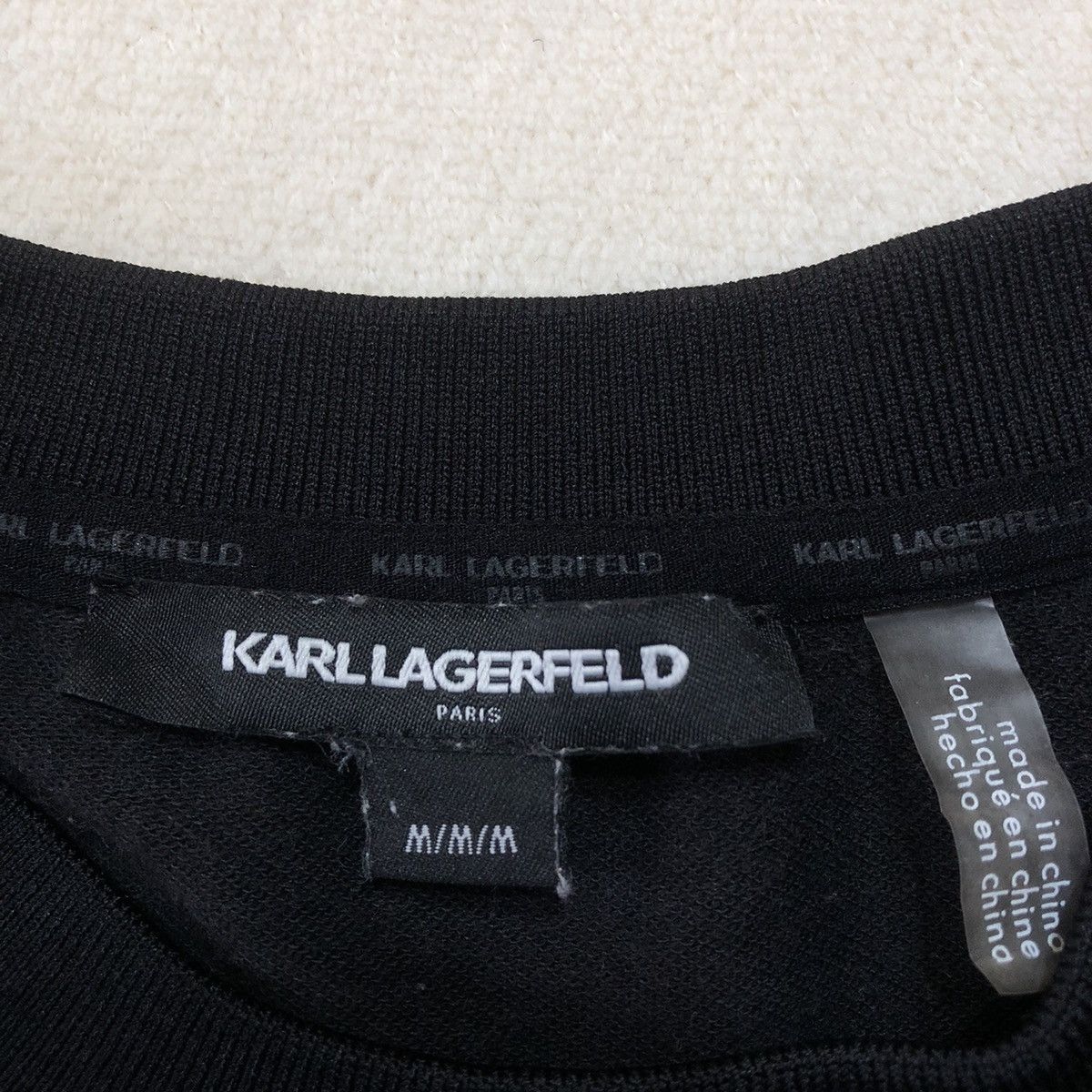 Designer × Karl Lagerfeld KARL LAGERFELD Jelly-effect Ikonik Karl Logo Sweatshirt Size US M / EU 48-50 / 2 - 10 Thumbnail