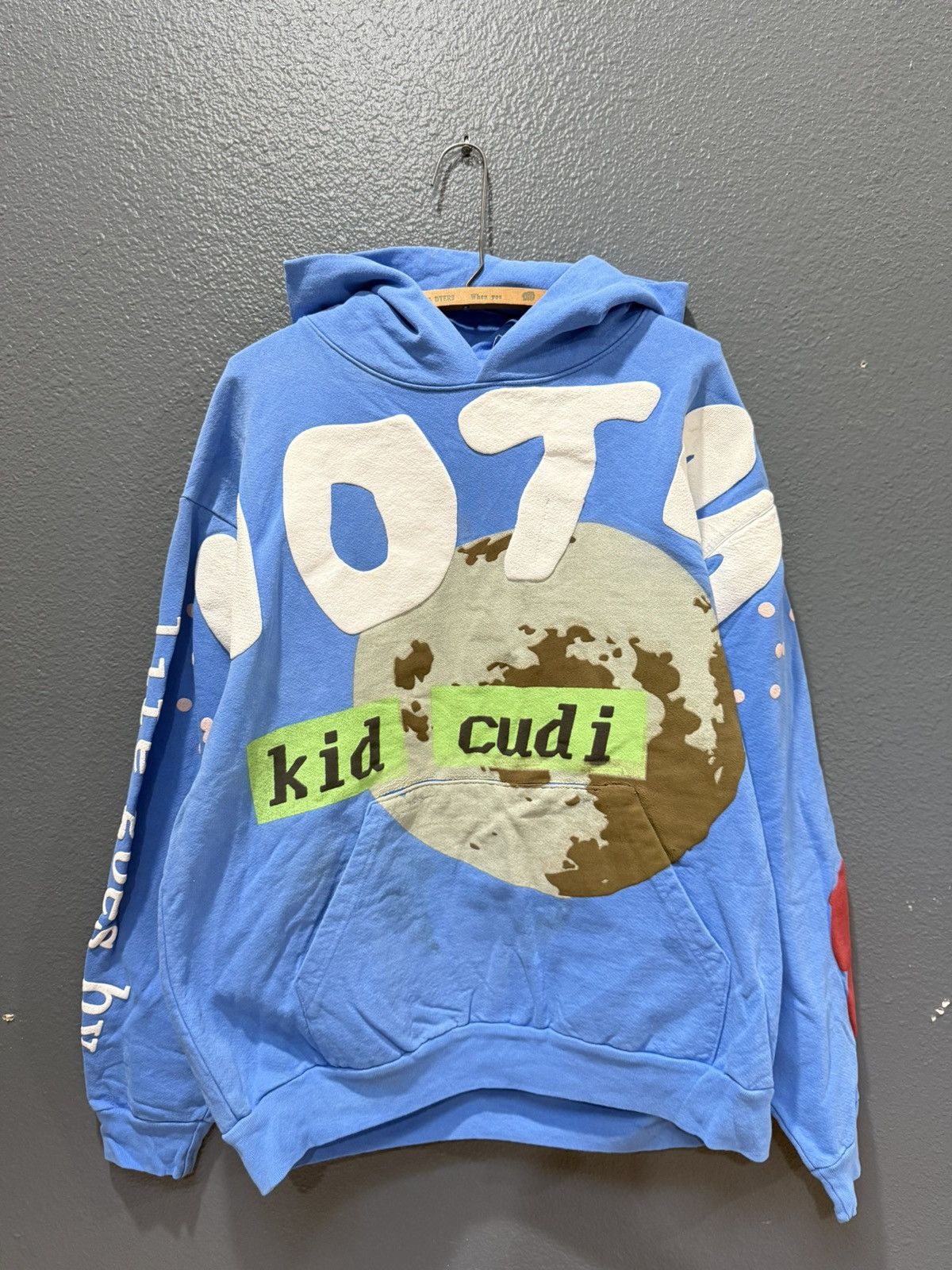 Cactus Plant Flea Market Cactus Plant Flea Market Kid Cudi Blue Puff Print Hoodie L Size US L / EU 52-54 / 3 - 3 Thumbnail