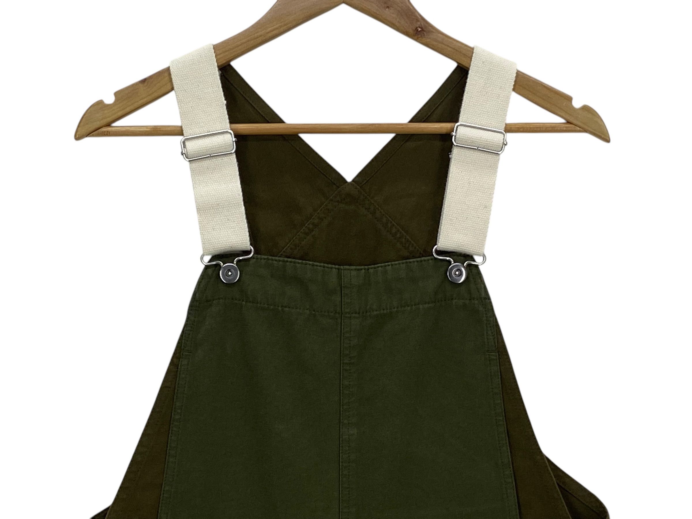 Vintage Cube Sugar Hickory Denim Bib Overalls Size US 31 - 3 Thumbnail