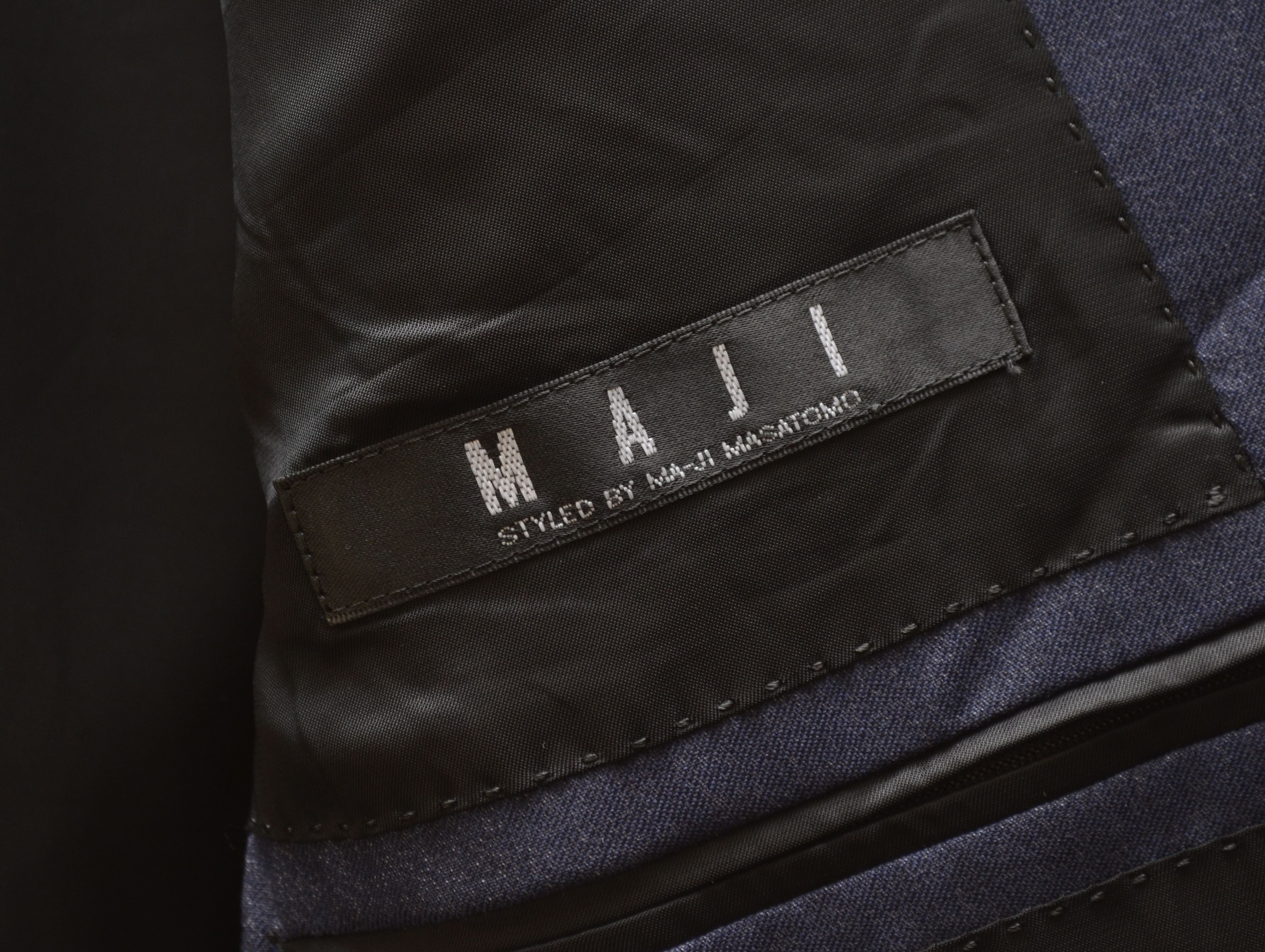 Japanese Brand × Masatomo MA-JI MASATOMO Japan Charcoal Navy Blazer 36 S Size 36S - 8 Thumbnail