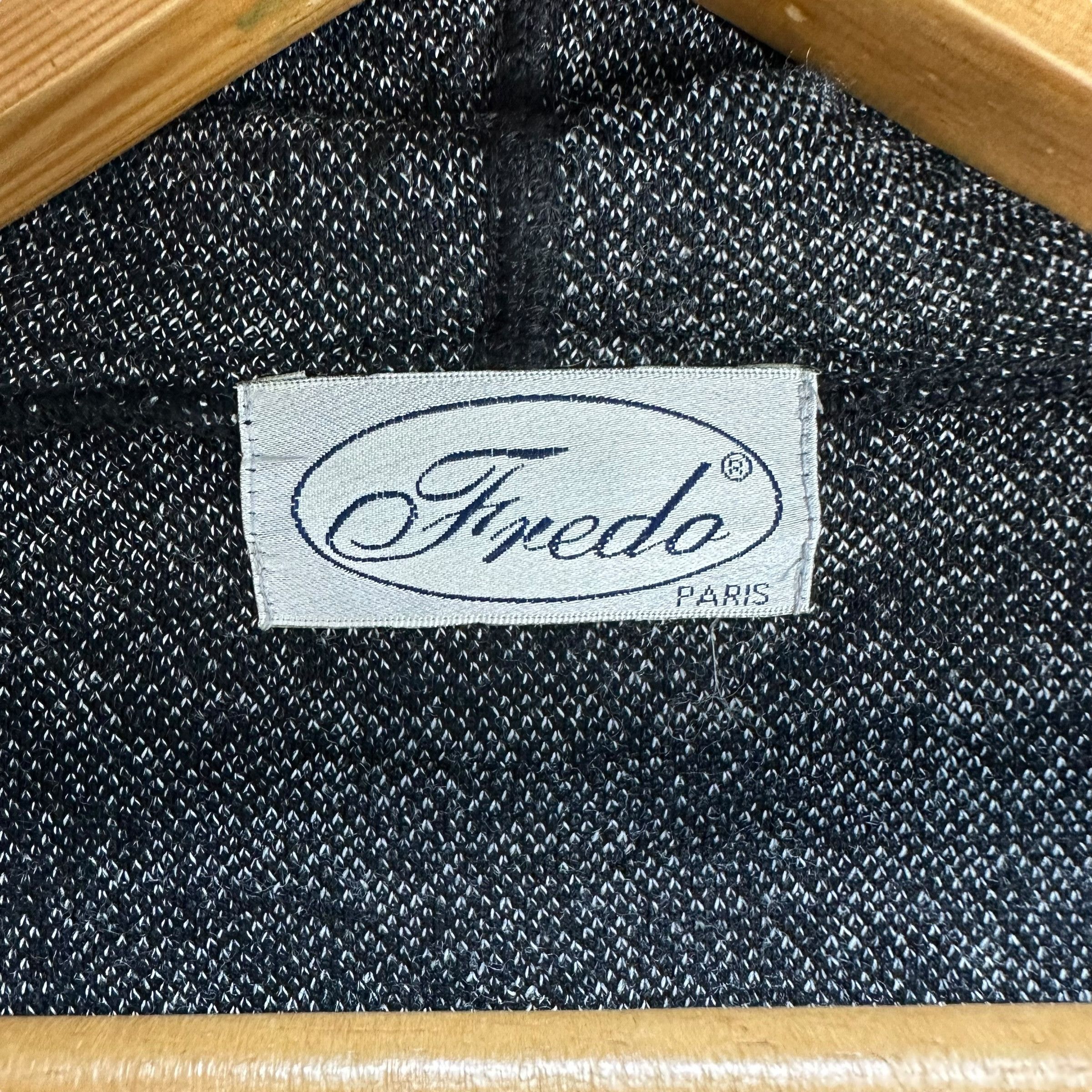 Japanese Brand FREDO Paris Monogram Hooded Long Jacket #A8-0199 Size L / US 10 / IT 46 - 7 Thumbnail