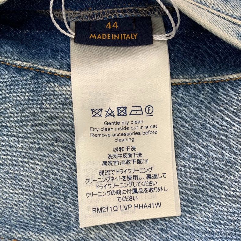 Louis Vuitton Louis Vuitton Blue lapel single-breasted long-sleeved deni Size US S / EU 44-46 / 1 - 7 Thumbnail
