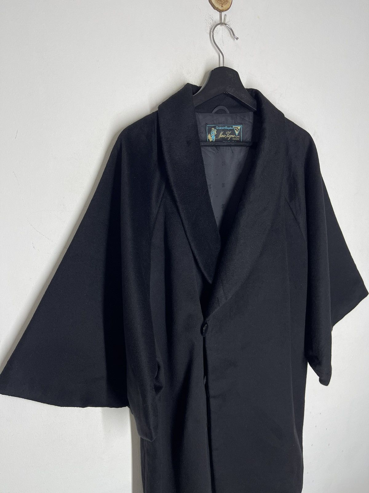 Z Zegna VINTAGE CASHMERE WOOL BAT COAT ZEGNA Size US M / EU 48-50 / 2 - 2 Thumbnail