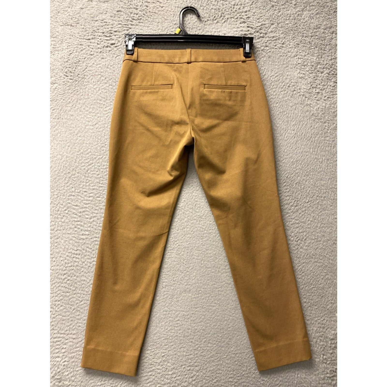 Banana Republic Banana Republic Sloan Slim Pants Women 0P Petite Dark Gold Zip Front & Rear Welt Pockets Slimming 25 Inseam Casual Dress Pants Womens Size 25" / US 0 / IT 36 - 7 Thumbnail