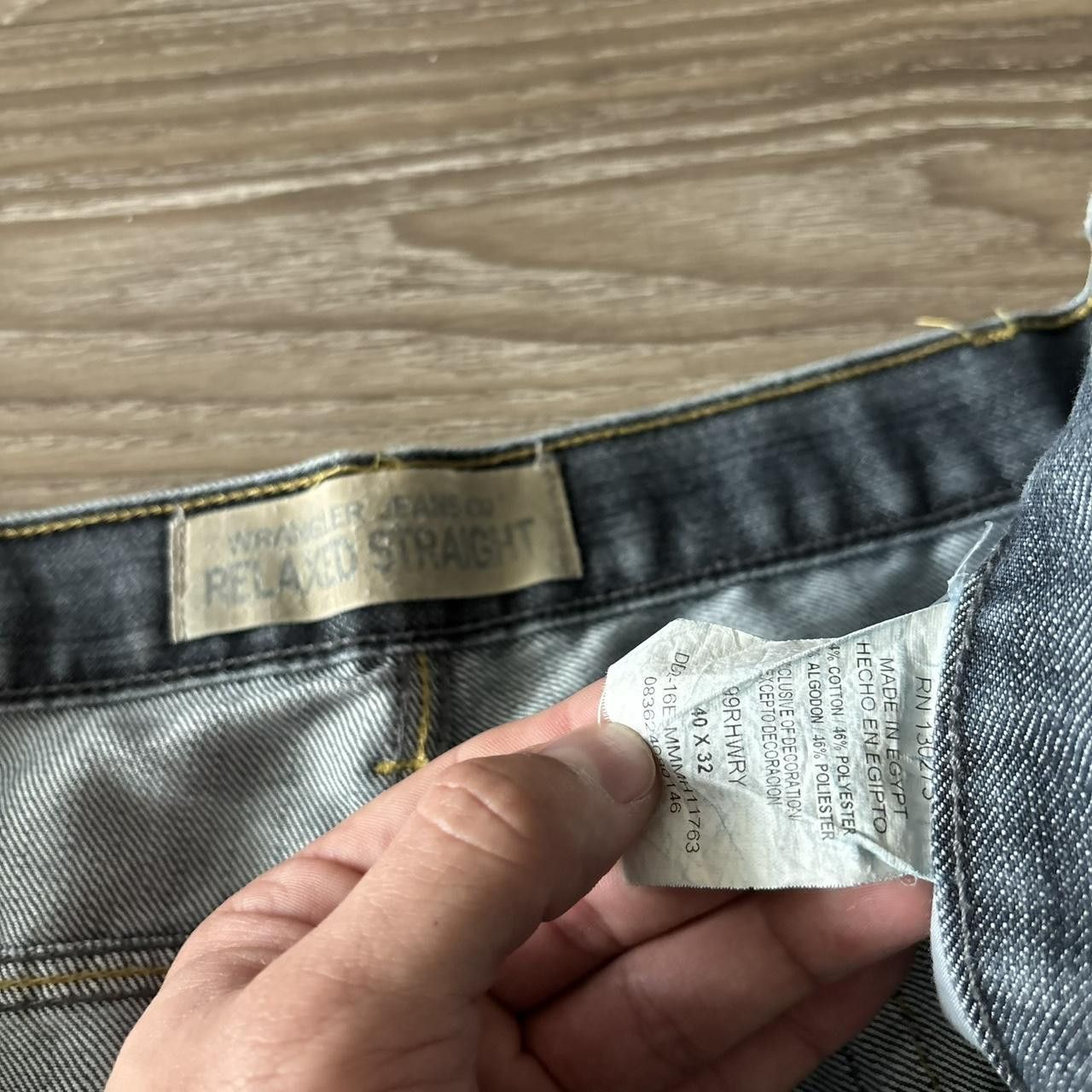 Vintage Crazy Vintage Y2K/2000s Baggy Grunge Dark Wash Skater Denim Jeans! 40x32 Size US 40 / EU 56 - 8 Thumbnail