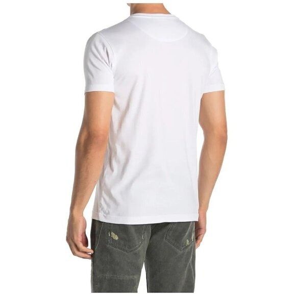 Roberto Cavalli Roberto Cavalli Mens White Phoenix Print Short Sleeve Crew N Size US L / EU 52-54 / 3 - 3 Thumbnail