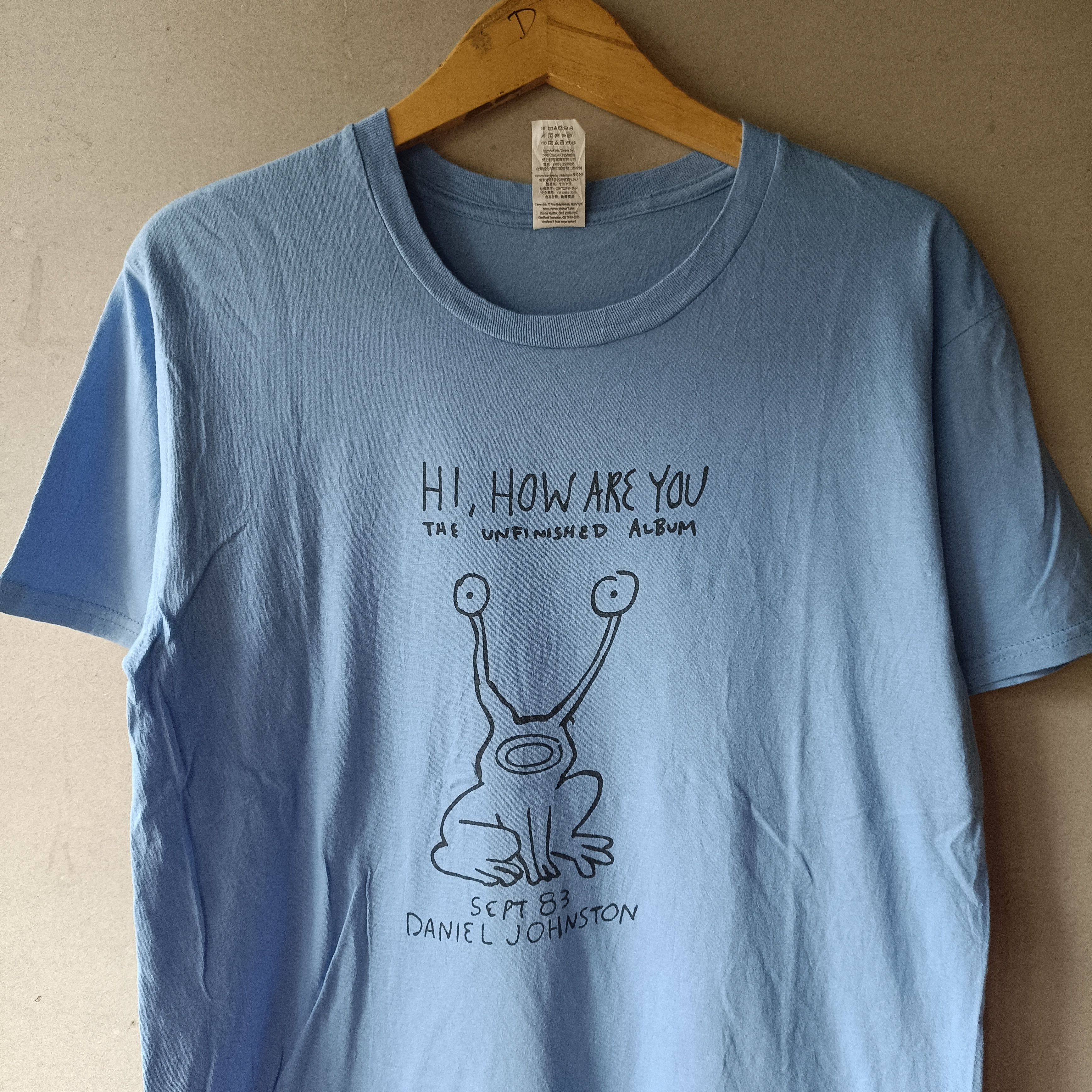 Band Tees Rare! Vintage Daniel Johnston "Hi, How Are You" T-Shirt Size US M / EU 48-50 / 2 - 2 Thumbnail