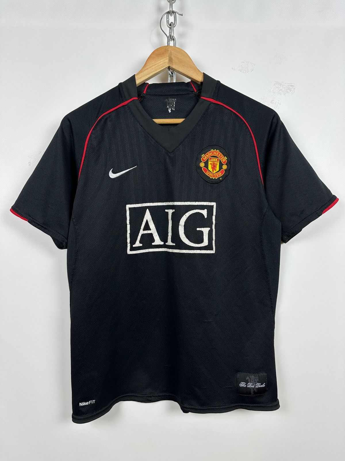 2007/08 Manchester United Vintage Away Kit Soccer Jersey
