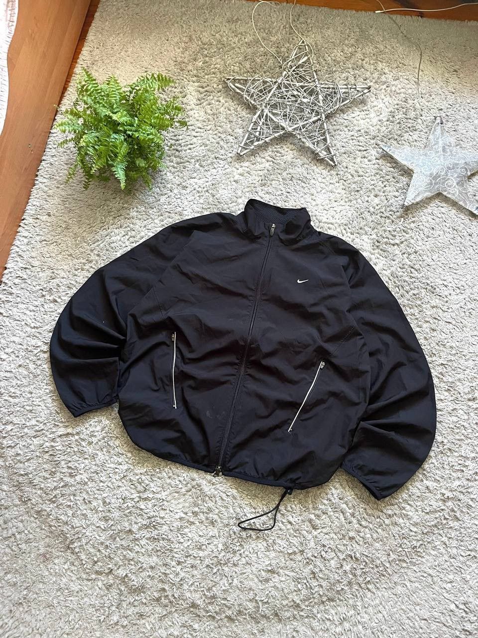 Nike × Vintage 00s Nike Vintage Light Jacket Streetwear Rare Swoosh Logo Size US M / EU 48-50 / 2 - 2 Thumbnail