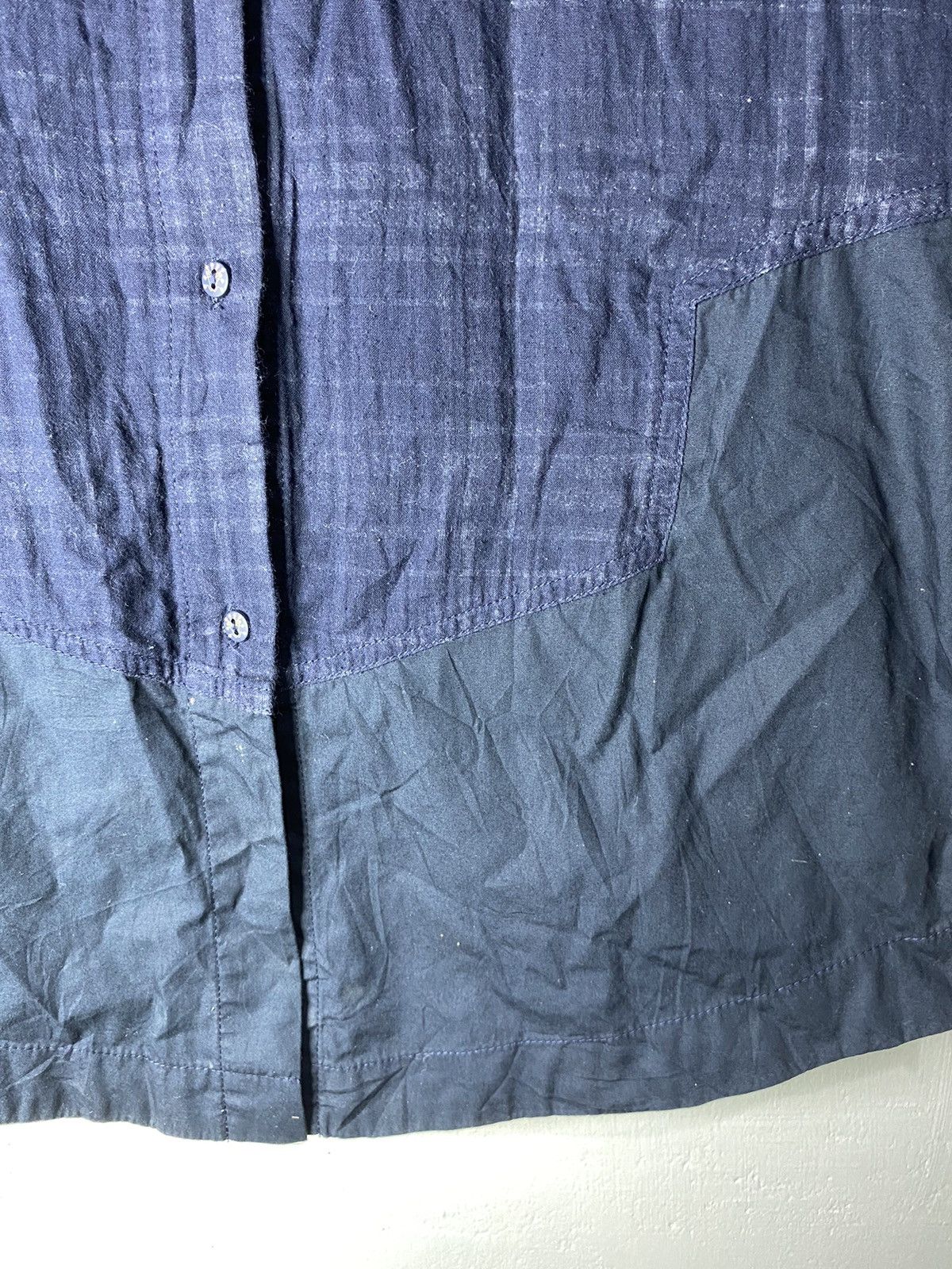 Japanese Brand × Marithe + Francois Girbaud Marithe Francois Girbaud long tartan button shirts Size US M / EU 48-50 / 2 - 5 Thumbnail