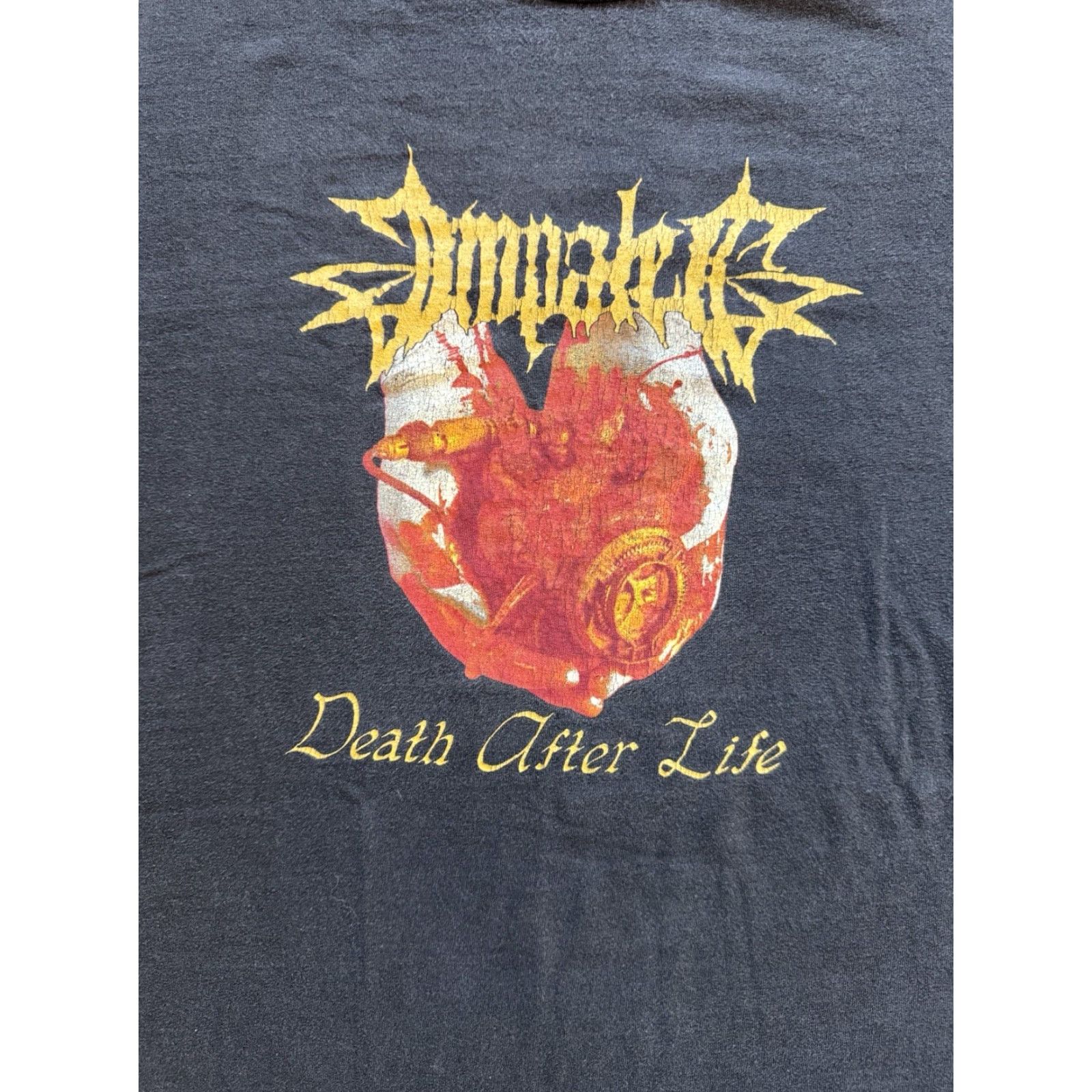 Alife VINTAGE 2005 Impaled Death After Life T Shirt XL Black Cotton Crew Neck Short Sleeve Logo Double-Sided Men Band Metal 2000s Tennessee River Size US XL / EU 56 / 4 - 2 Thumbnail