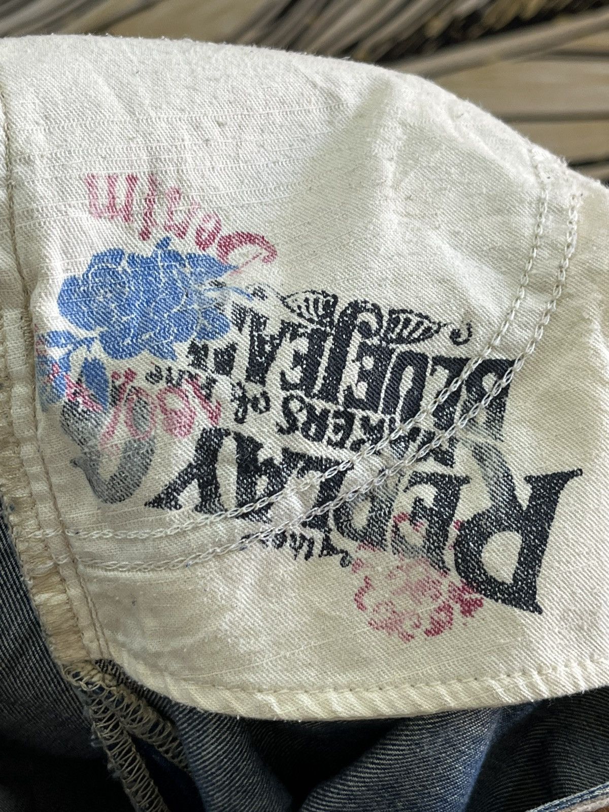 If Six Was Nine Vintage Replay Flare Faded Denim Size US 31 - 13 Thumbnail