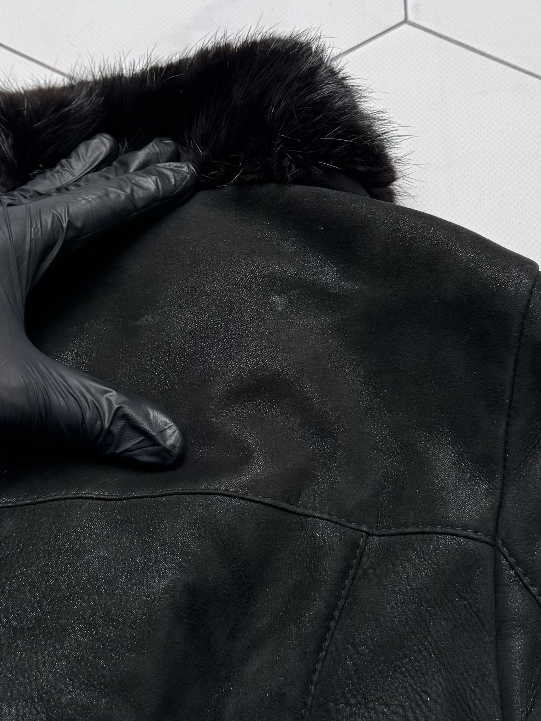 Vintage Vintage Real Shearling Coat (B550) Size M / US 6-8 / IT 42-44 - 17 Thumbnail