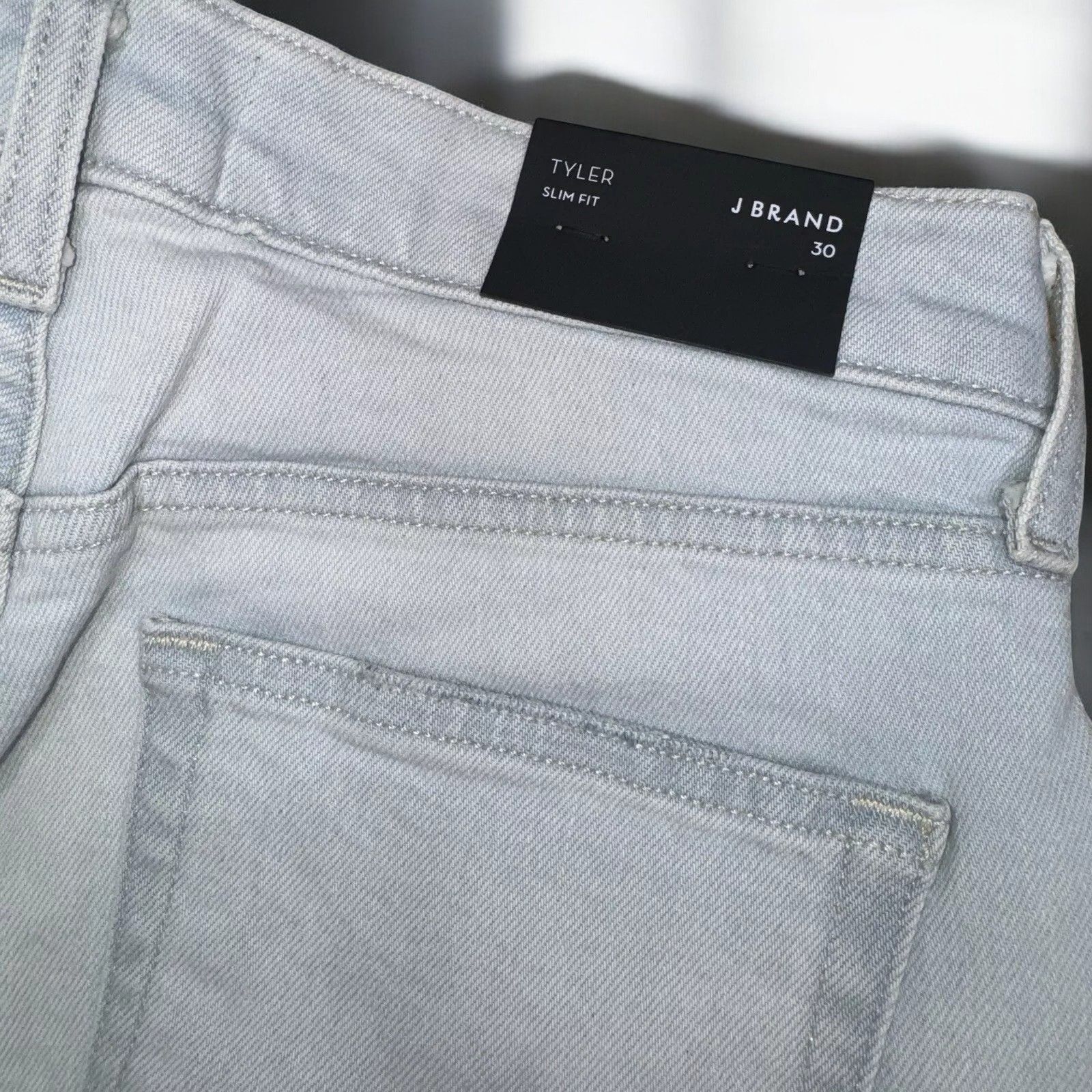 J Brand J Brand Tyler Slim Fit Distressed Mens Jeans NEW 30 Size US 30 / EU 46 - 6 Thumbnail