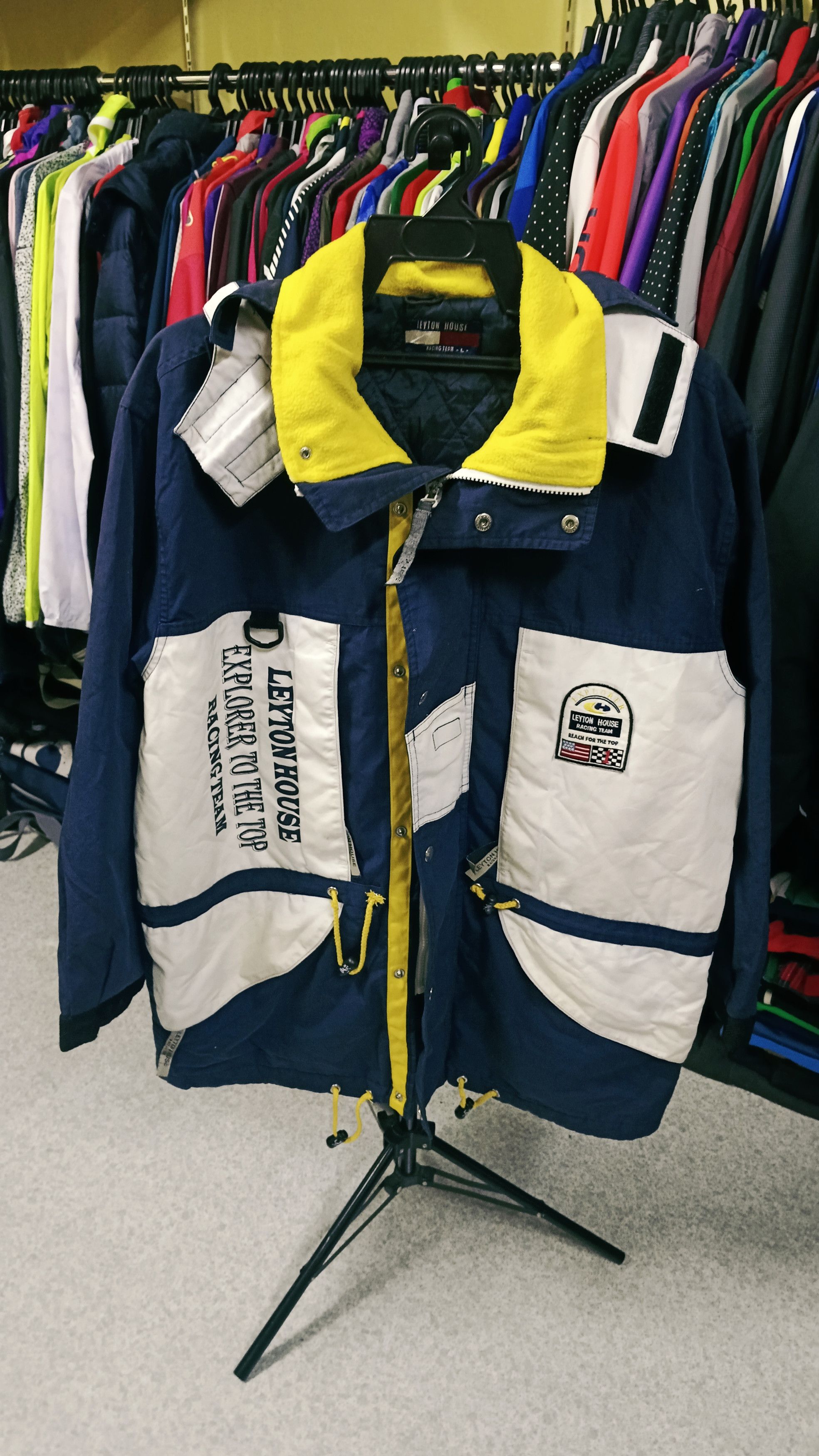 Japanese Brand × Vintage Vintage Leyton House Racing Team Zipper Jacket Size US L / EU 52-54 / 3 - 1 Thumbnail