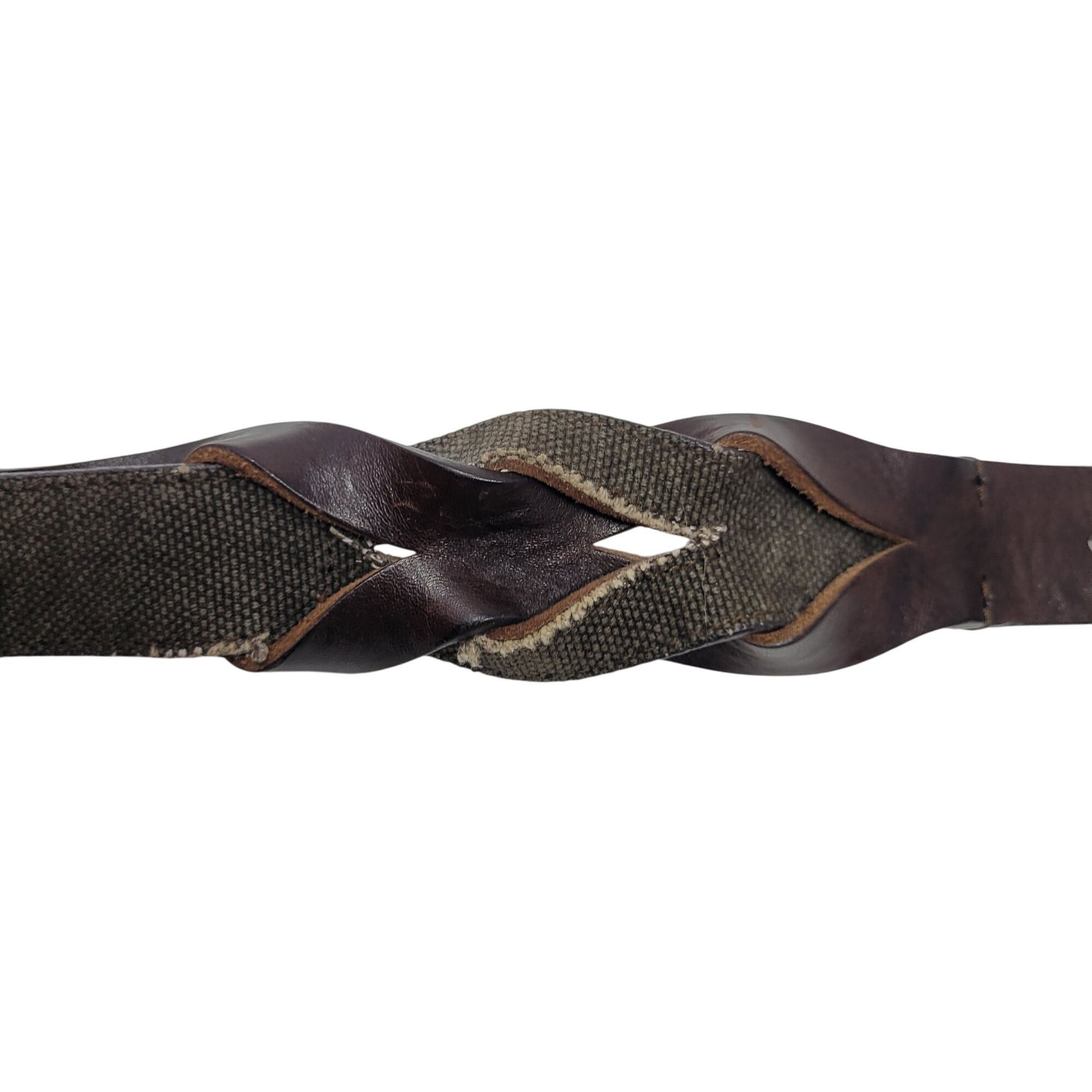 Other John Barritt Handmade Italian Brown Genuine Leather Woven Br Size ONE SIZE - 2 Thumbnail