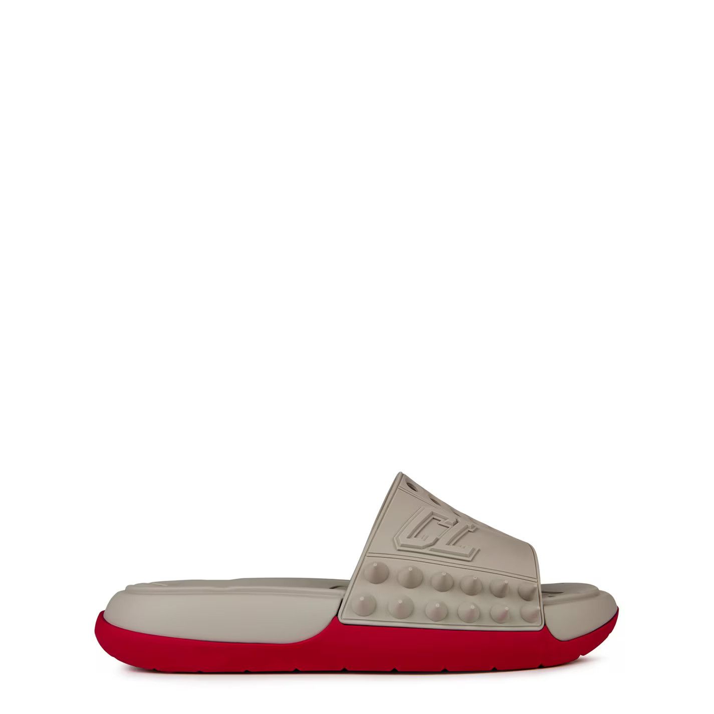 Christian Louboutin o1s1wg111025 Slide in Grey Size US 10 / EU 43 - 1 Thumbnail