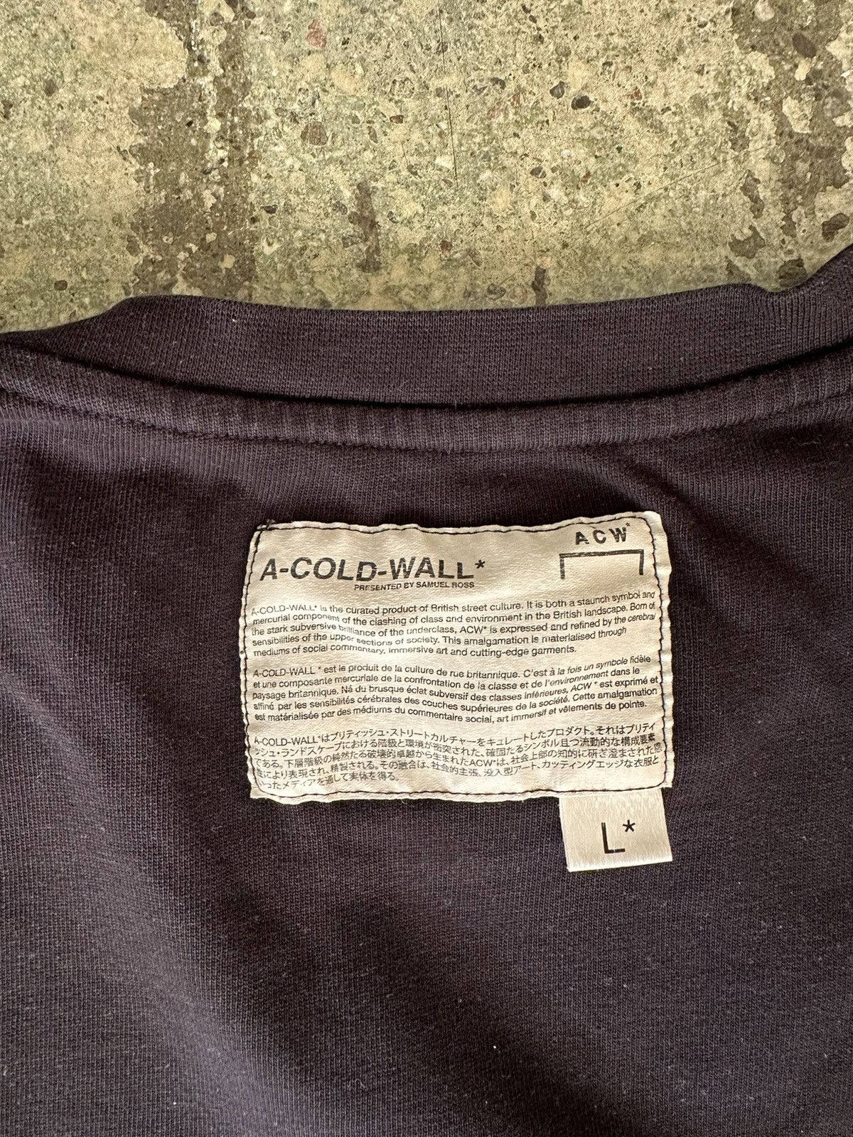 A-COLD-WALL* A-COLD-WALL Logo T-Shirt Size US L / EU 52-54 / 3 - 4 Thumbnail