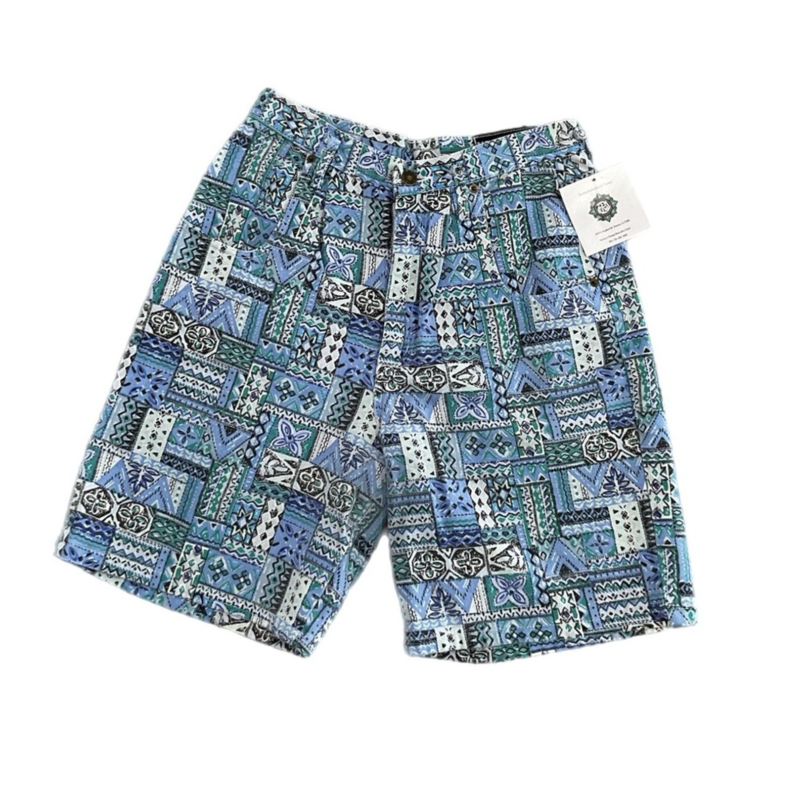 Vintage Vintage Abstract High Shorts Size US 29 - 1 Thumbnail