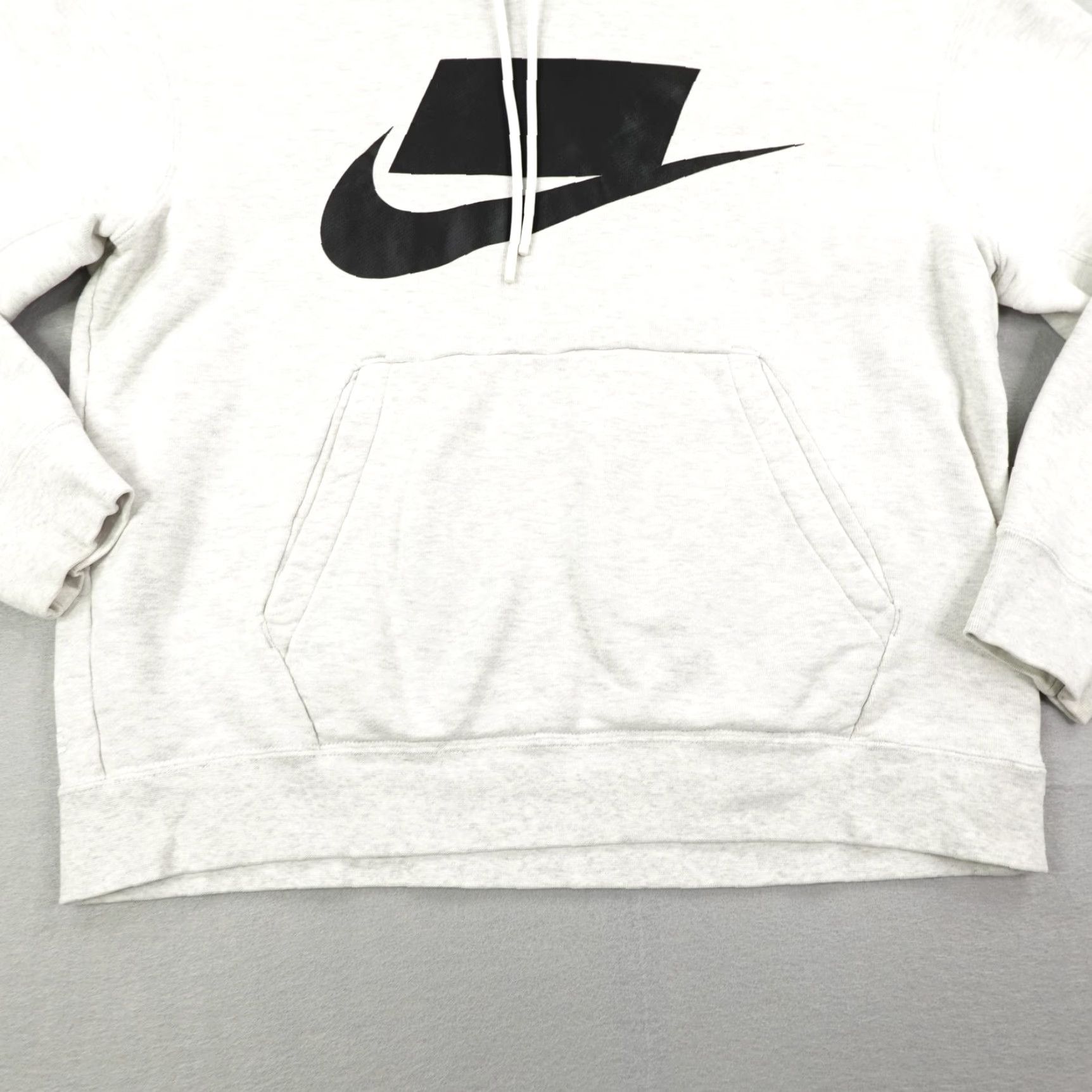 Nike VINTAGE Nike Hoodie Mens Medium Gray Sportswear NSW NSP Pullover Graphic Print Logo 90s Gym Running Size US M / EU 48-50 / 2 - 4 Thumbnail