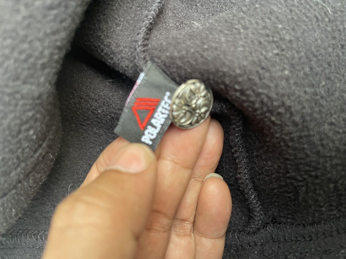 L.L. Bean Vintage L.L Bean Polartec Fleece Floral Embroidery Button-Up Size S / US 4 / IT 40 - 4 Thumbnail