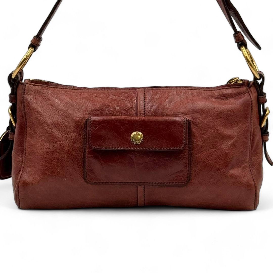 Prada Prada - one shoulder bag leather handbag gold hardware Size ONE SIZE - 3 Thumbnail
