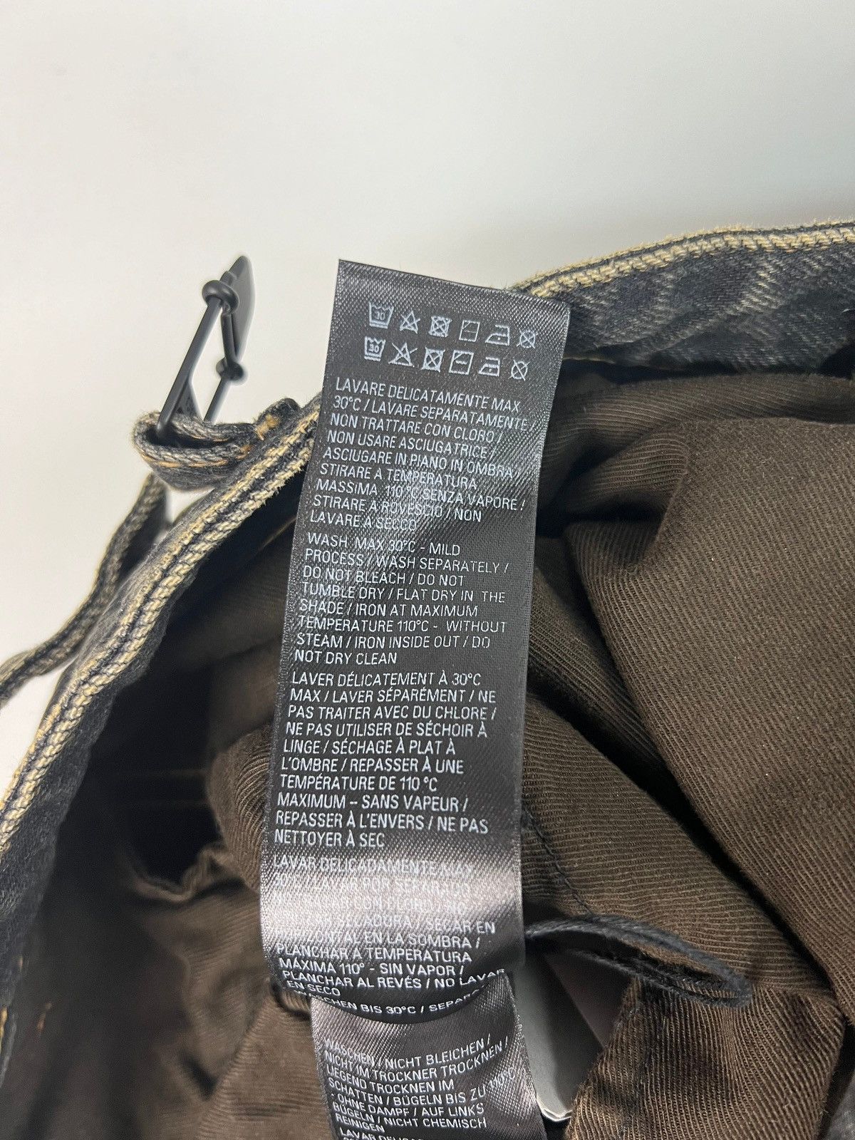 Balenciaga Balenciaga Japanese Denim Convertible Cargo Jeans Size US 34 / EU 50 - 9 Thumbnail