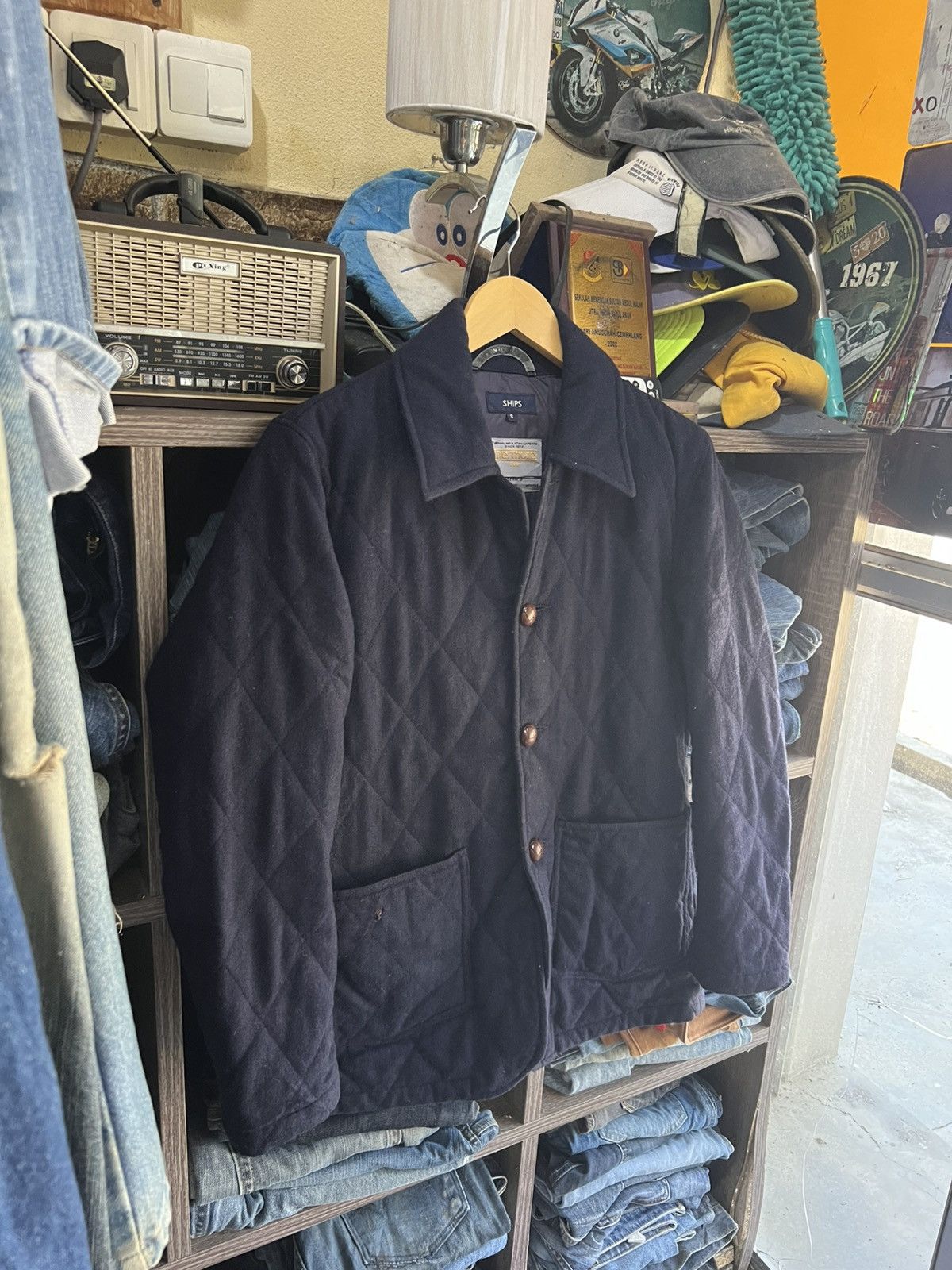 SHIPS 🔥Ships Thermo Quilted Button Jacket Size US S / EU 44-46 / 1 - 12 Thumbnail