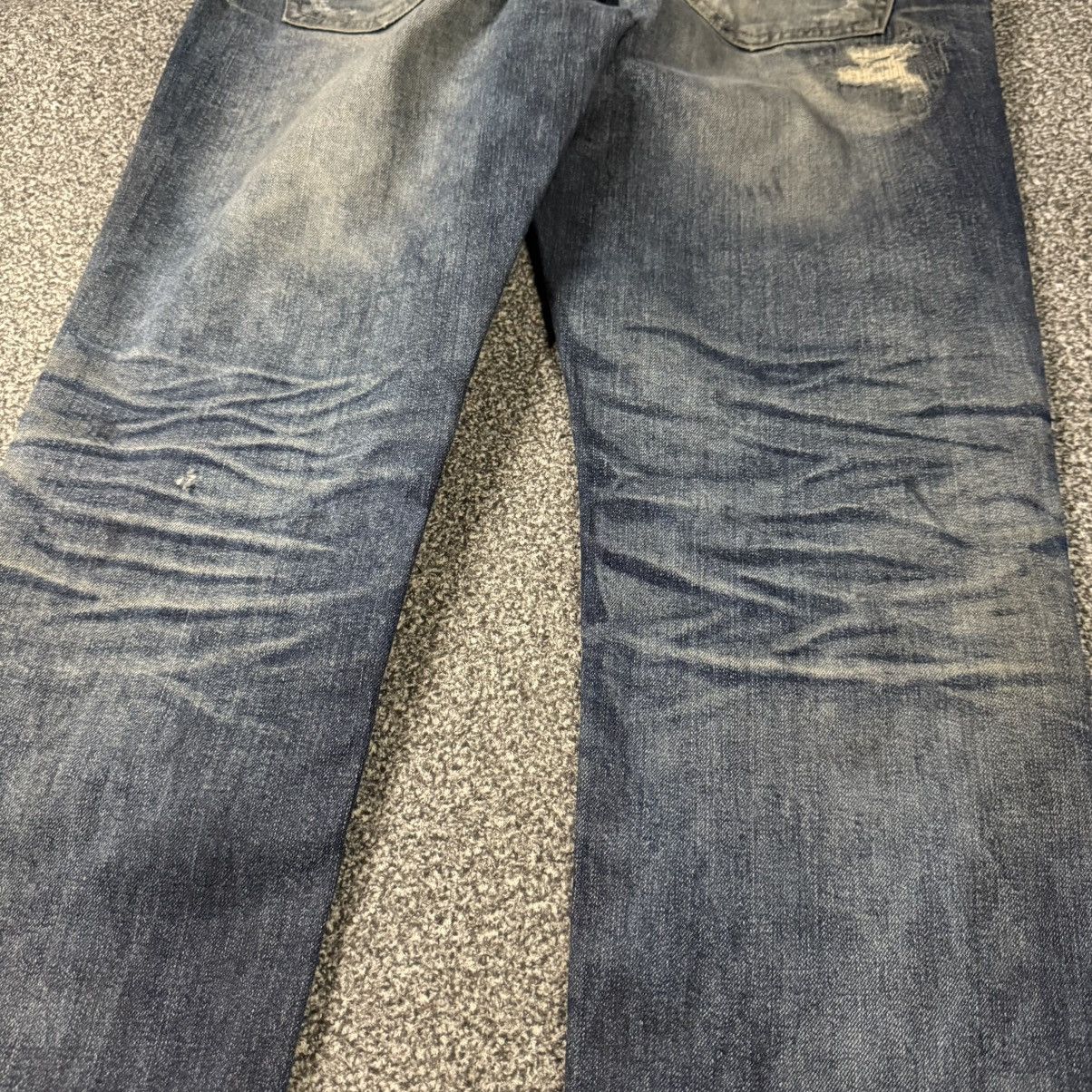Japanese Brand 🔥🇯🇵 Japanese Seditionaries Distressed Trashed Dirty Denim Size US 34 / EU 50 - 9 Thumbnail