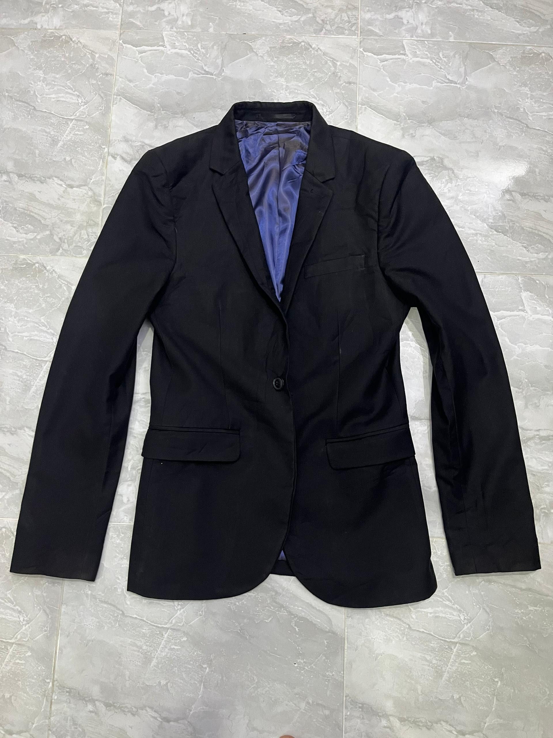 Topman Topman New Black Skinny Blazer 34R + Takeo Kikuchi Tie Size 34R - 14 Thumbnail