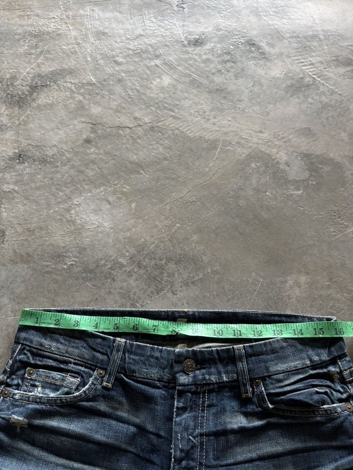 If Six Was Nine 7 FOR ALL MANKIND flare distressed bootcut kendrick lamar Size US 30 / EU 46 - 17 Thumbnail