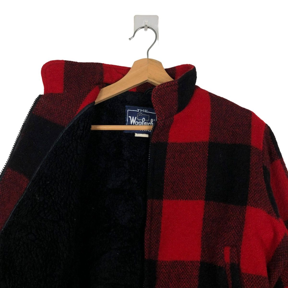 Vintage 🔥80’s VINTAGE CROPPED TARTAN DESIGN WOOL JACKET MINK FUR Size M / US 6-8 / IT 42-44 - 9 Thumbnail