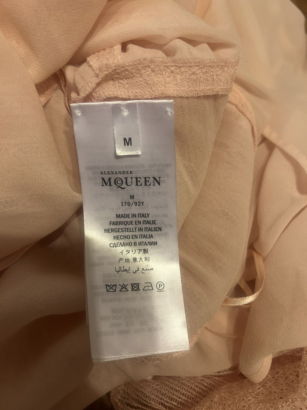 Alexander McQueen Alexander McQueen Fluid Ruffle Lacy Sheer Lace Silk Dress Size M / US 6-8 / IT 42-44 - 6 Thumbnail